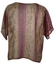Load image into Gallery viewer, PRG7480 Sheer Avatar Pure Silk Boxy Top
