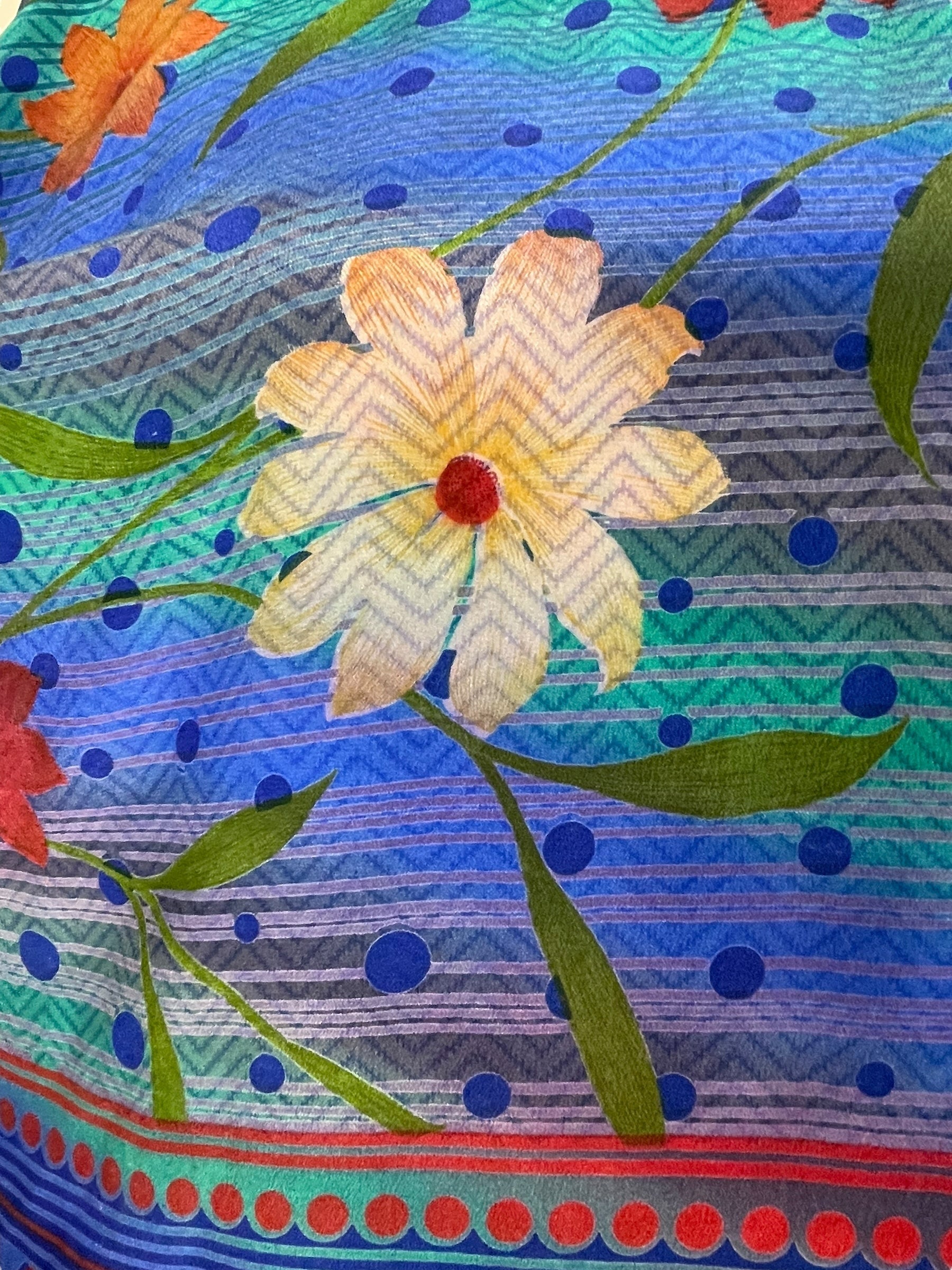 PRC6727 Avatar Pure Silk Side Slit Top