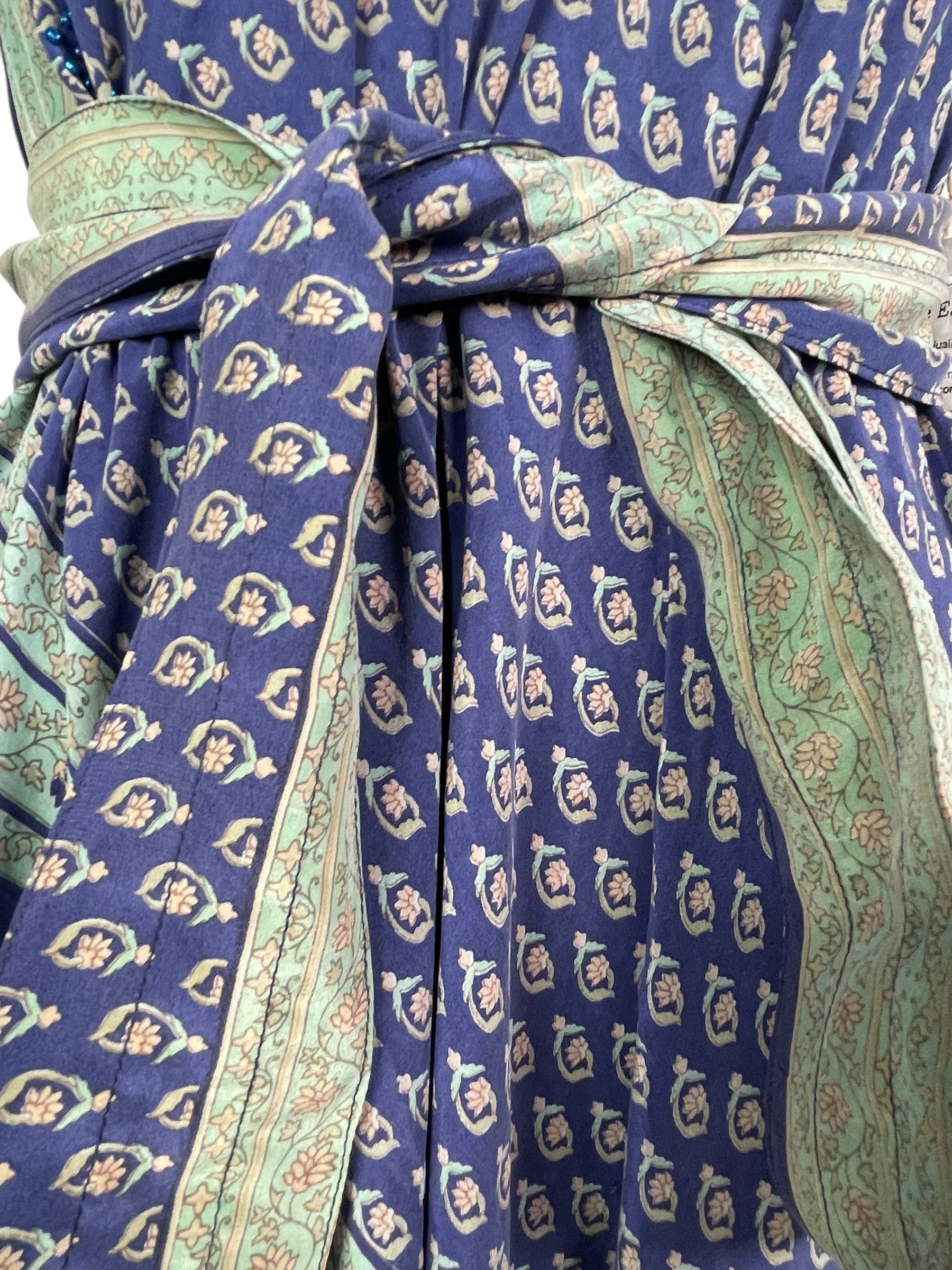 PRC7687 Avatar Pure Silk Maxi Dress with Belt