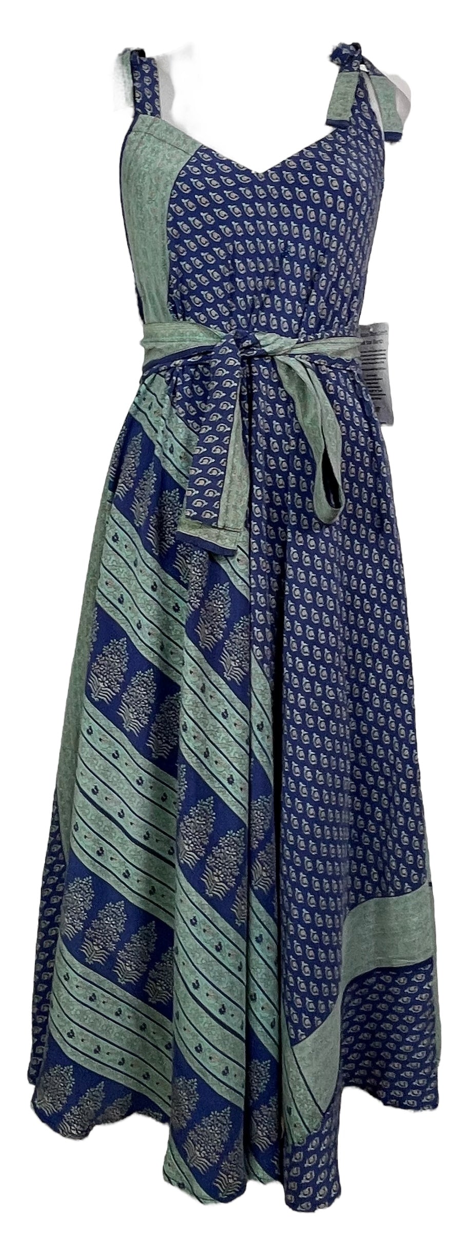 PRC7687 Avatar Pure Silk Maxi Dress with Belt