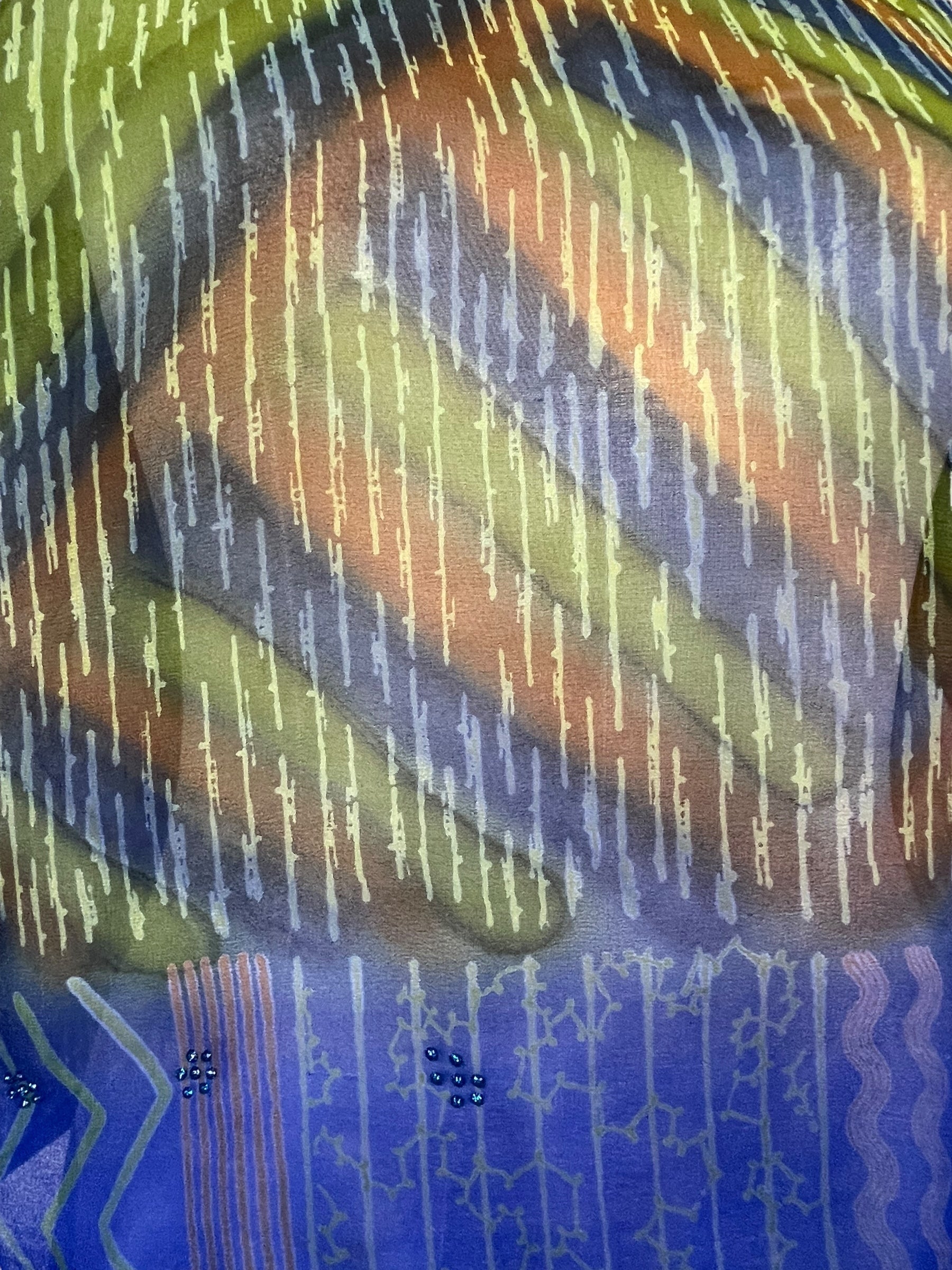 PRG5510 Sheer Avatar Pure Silk Boxy Top