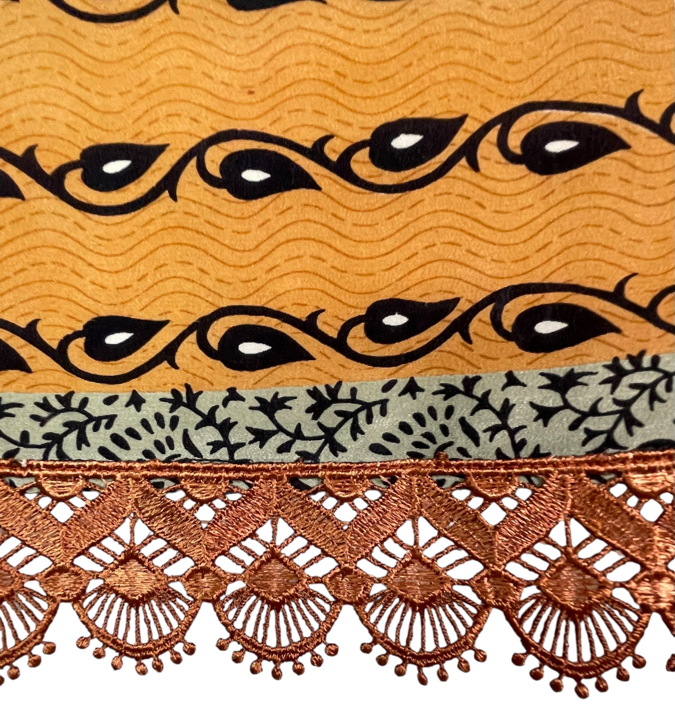 PRC5383 Avatar Pure Silk Side Slit Top