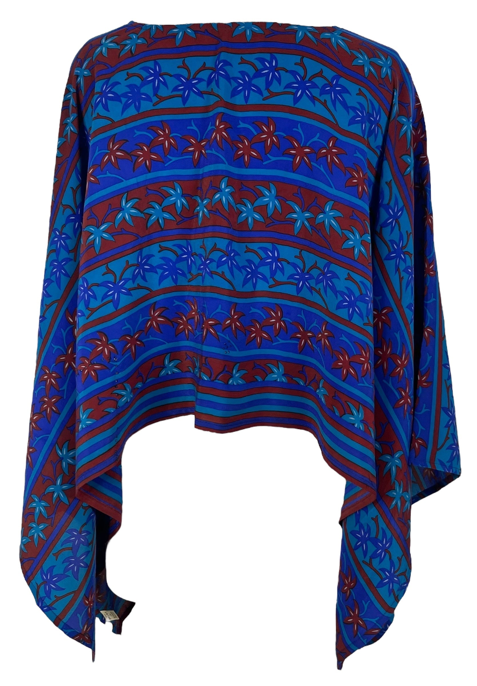 PRC6911 Avatar Pure Silk Capelet Poncho