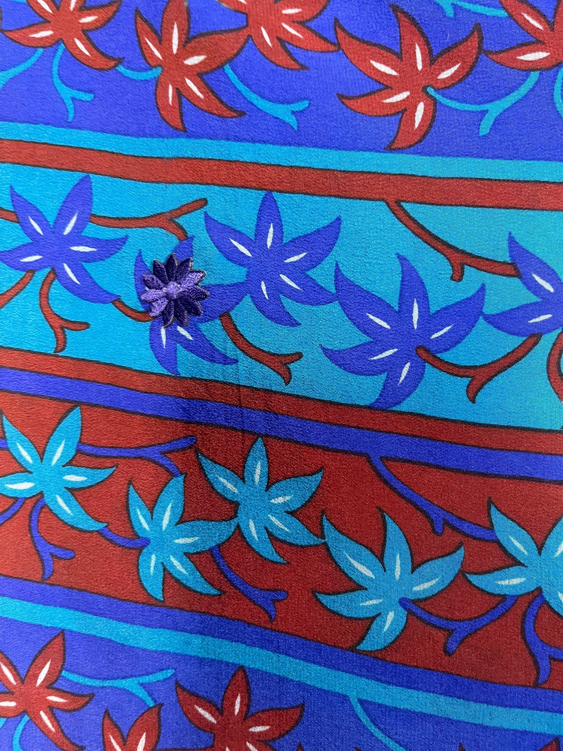 PRC6911 Avatar Pure Silk Capelet Poncho