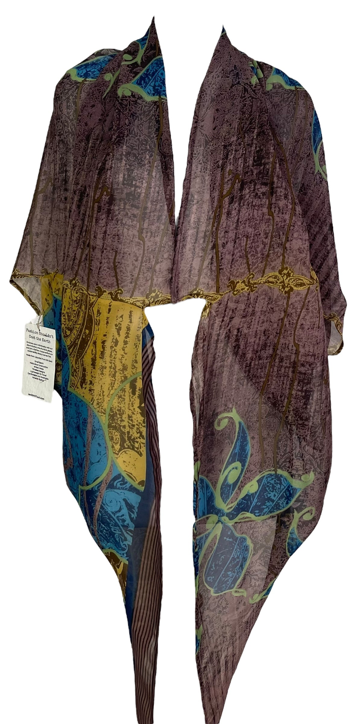 PRG7226 Sheer Avatar Pure Silk Cardigan