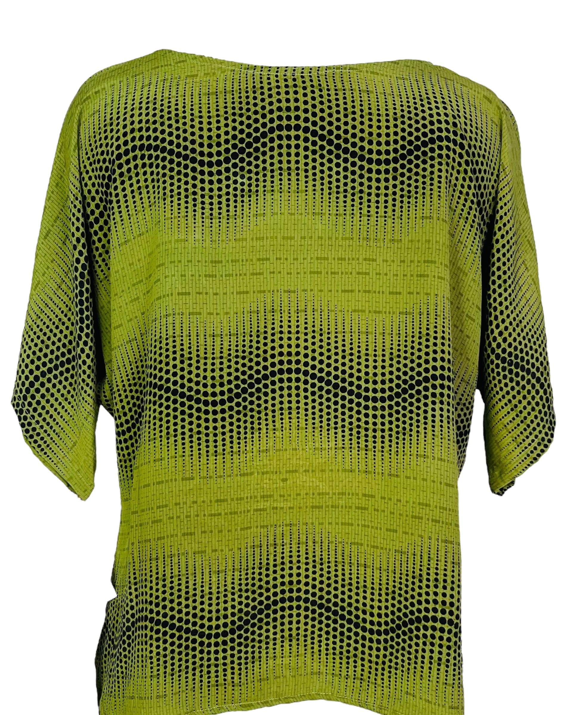 SOLD  PRC6863 Avatar Pure Silk Side Slit Top