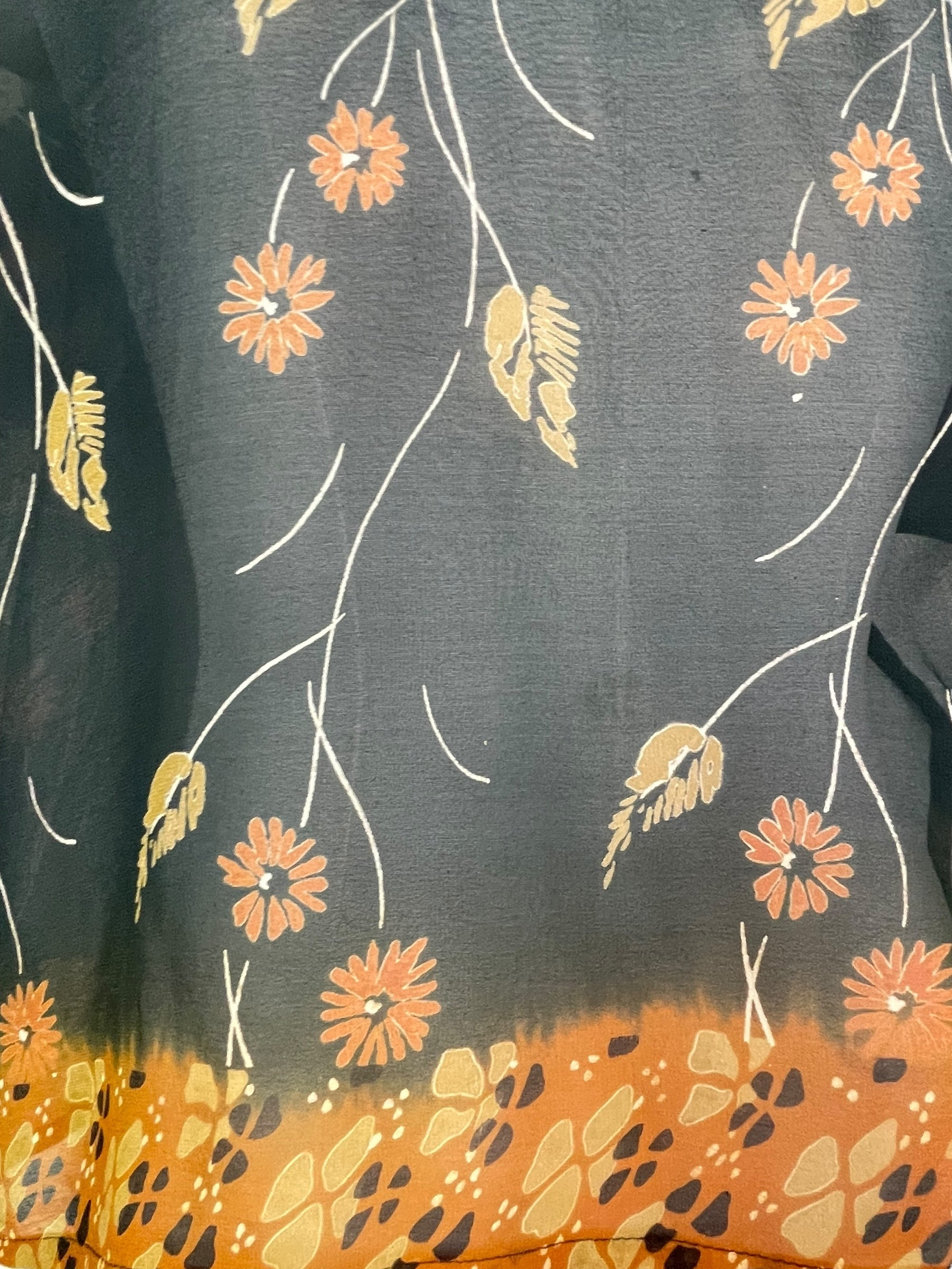 SOLD  PRG5712 Sheer Avatar Pure Silk Boxy Top