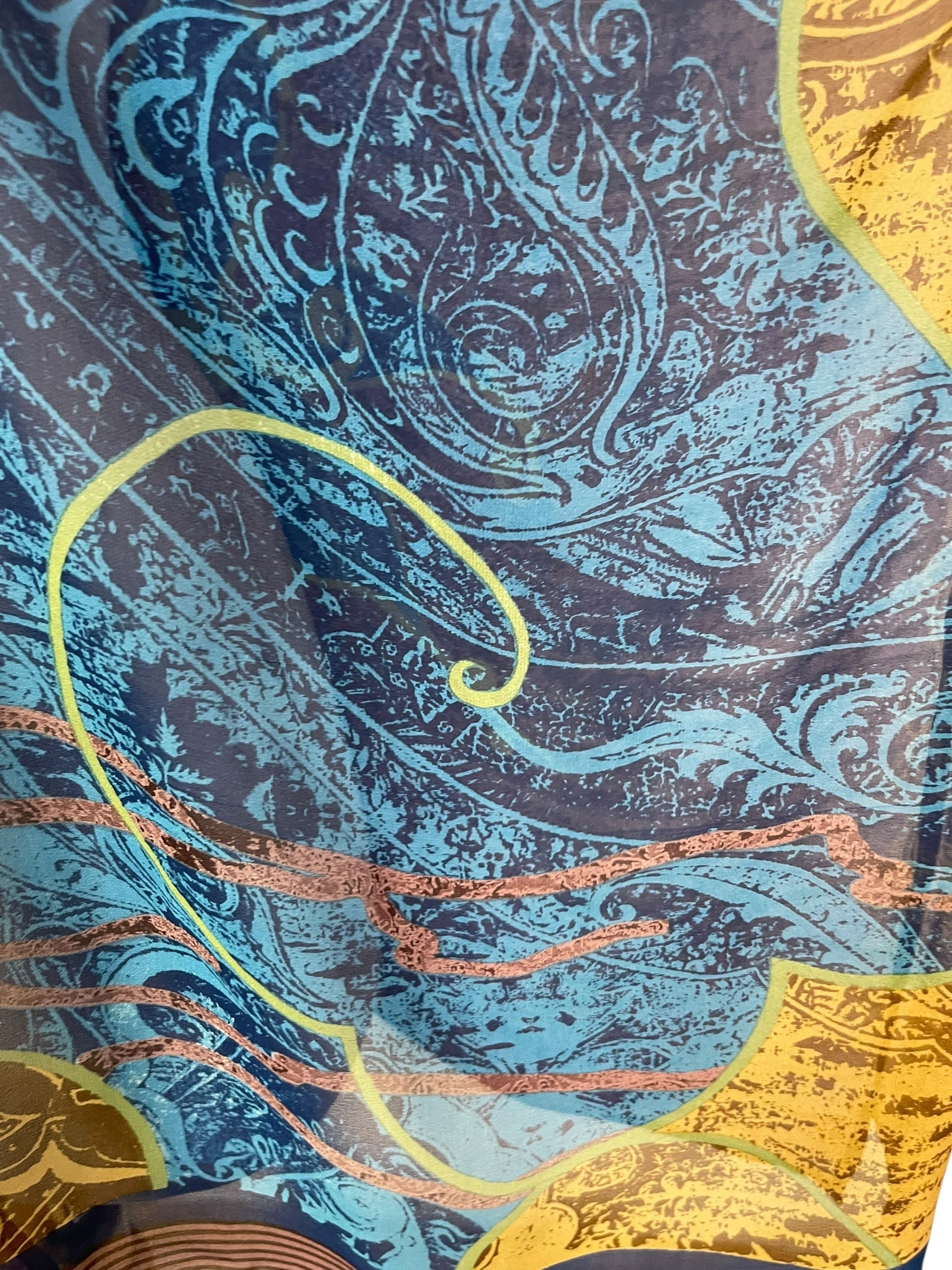 PRG7226 Sheer Avatar Pure Silk Cardigan