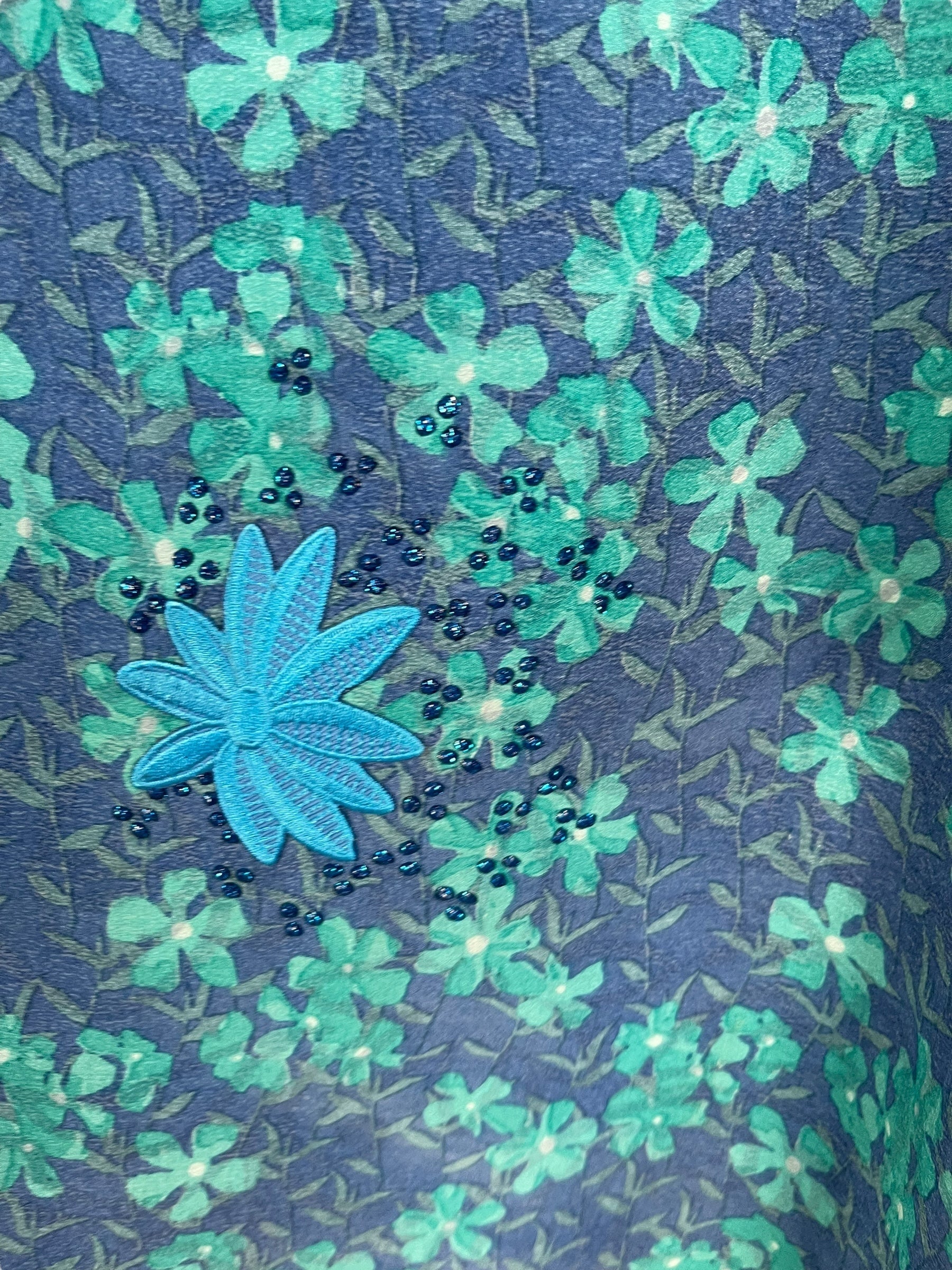 SOLD  PRC7310 Avatar Pure Silk Capelet Poncho