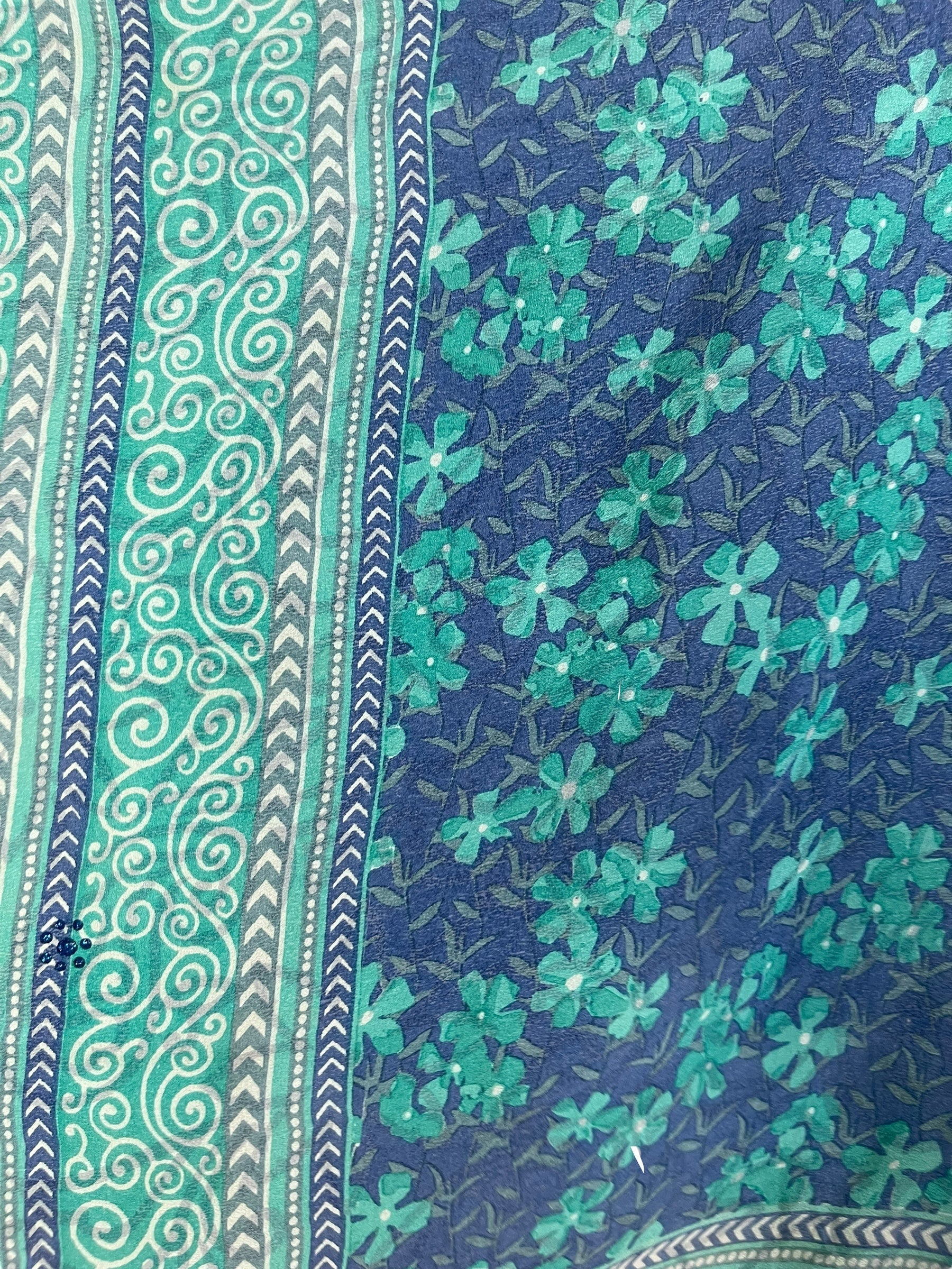 SOLD  PRC7310 Avatar Pure Silk Capelet Poncho