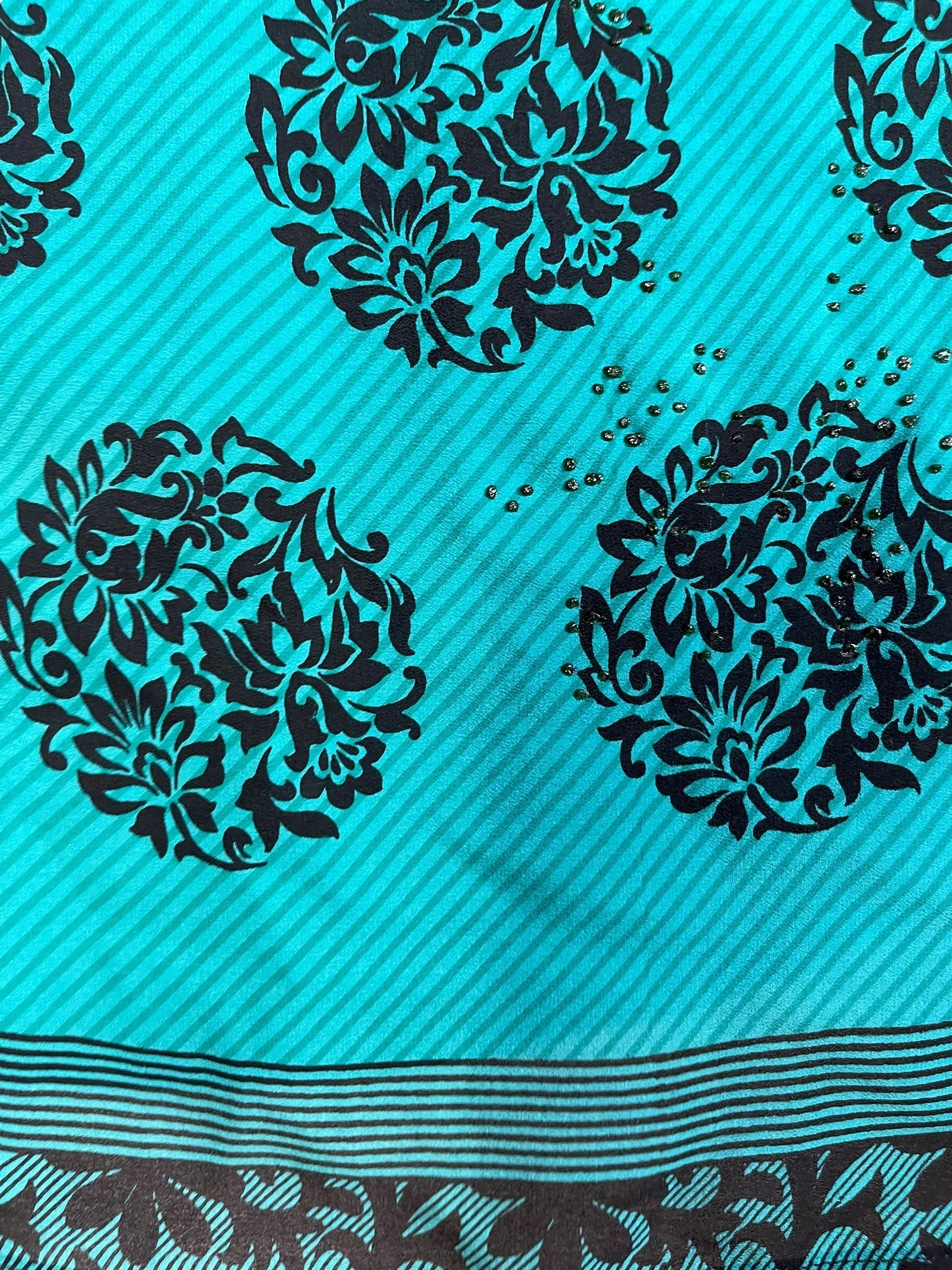 SOLD  PRC7152 Avatar Pure Silk Capelet Poncho