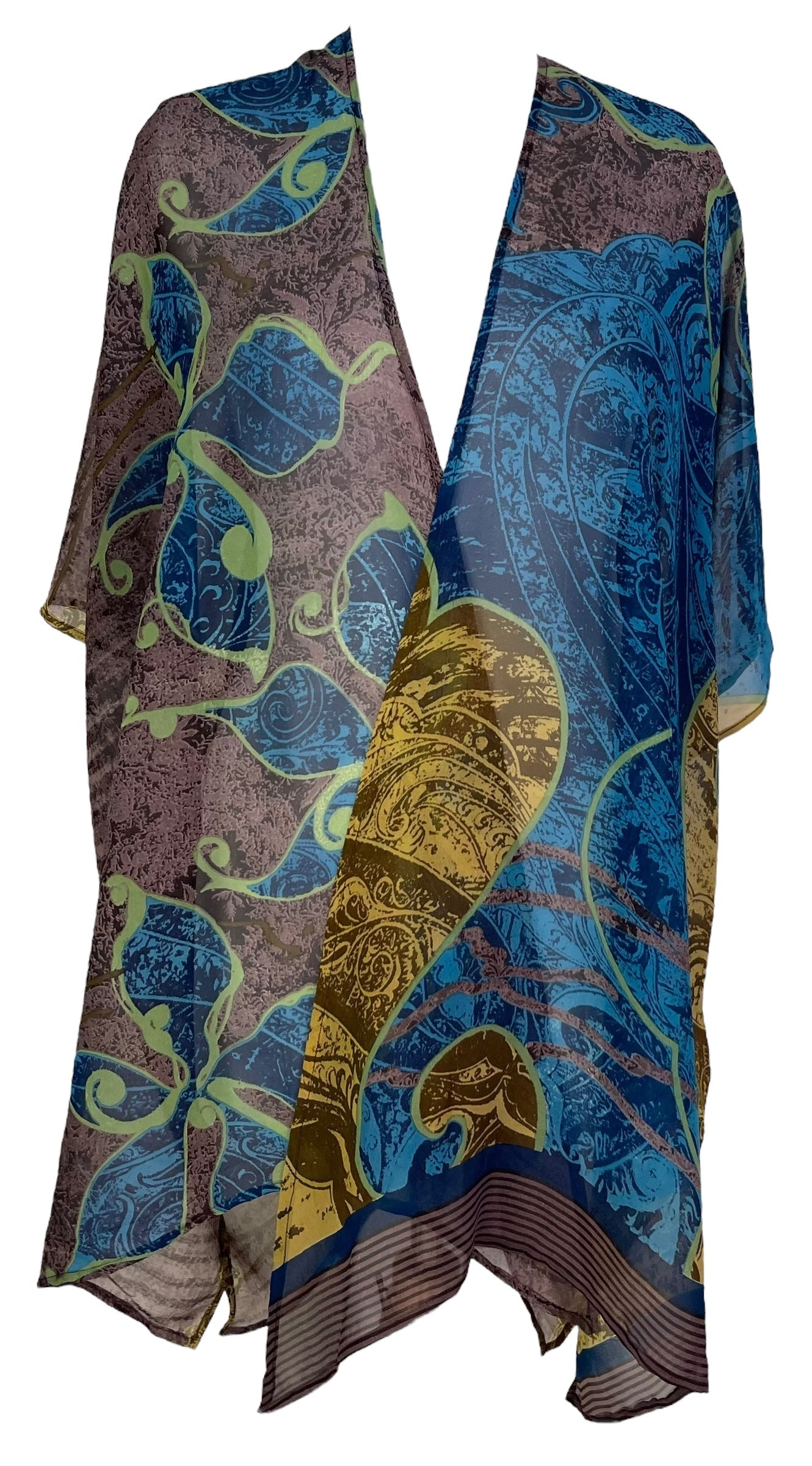 PRG7226 Sheer Avatar Pure Silk Cardigan