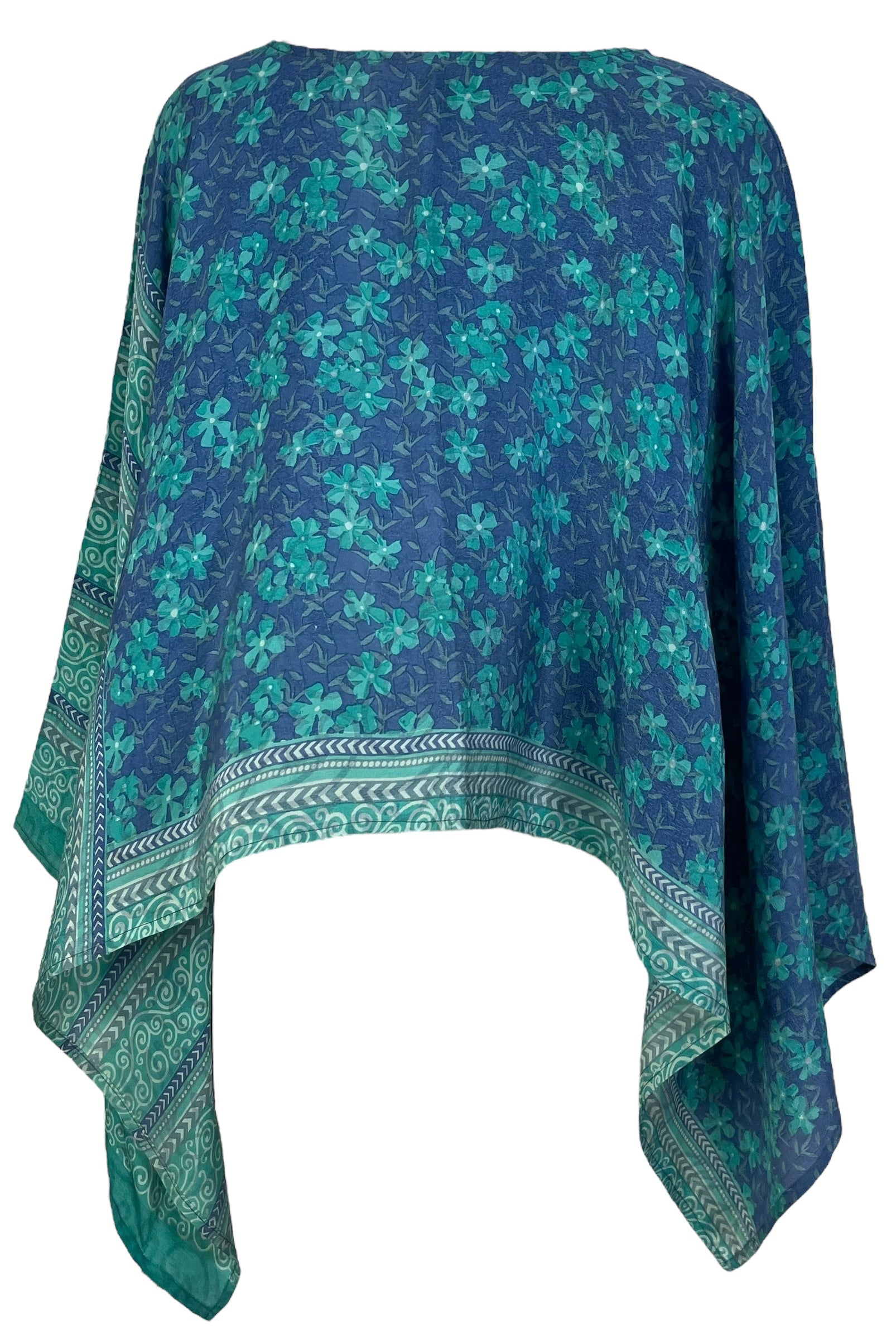 SOLD  PRC7310 Avatar Pure Silk Capelet Poncho