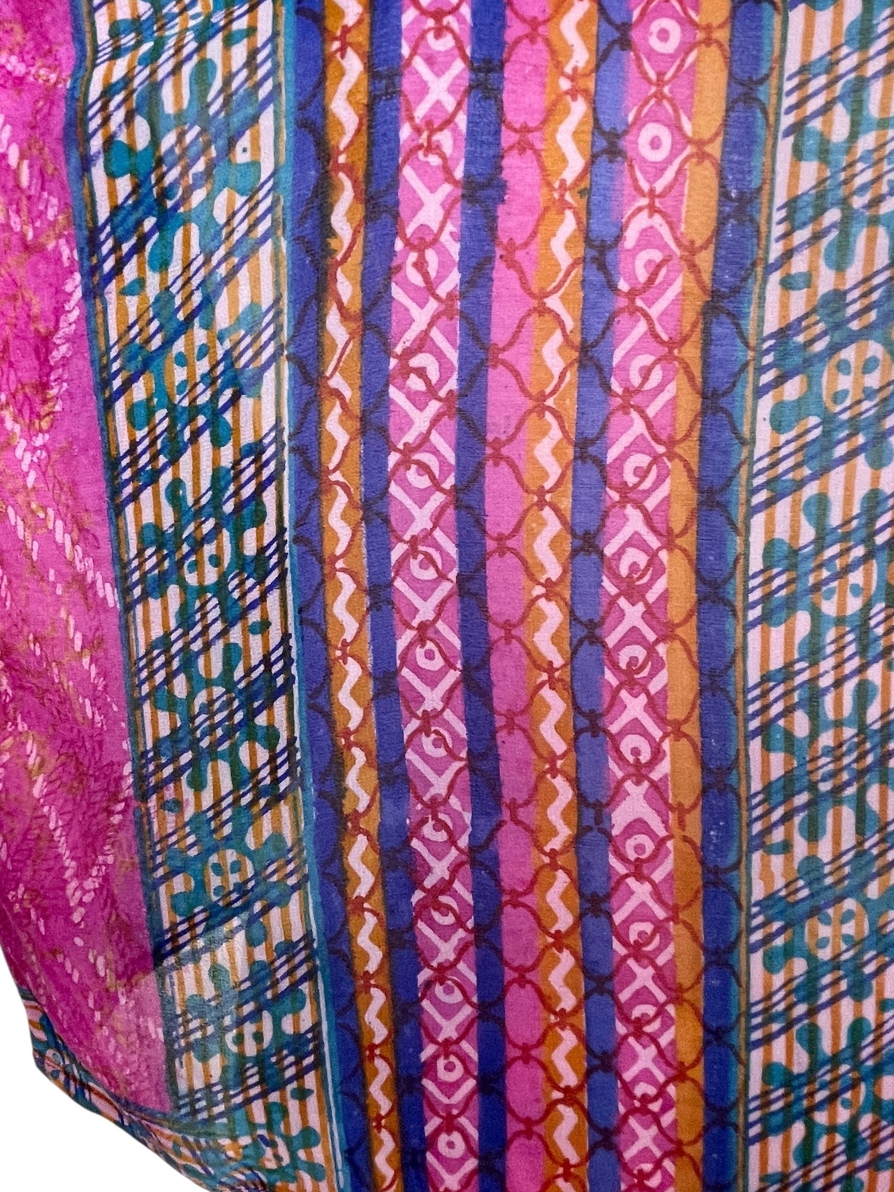 SOLD  PRG7475 Sheer Avatar Pure Silk Boxy Top