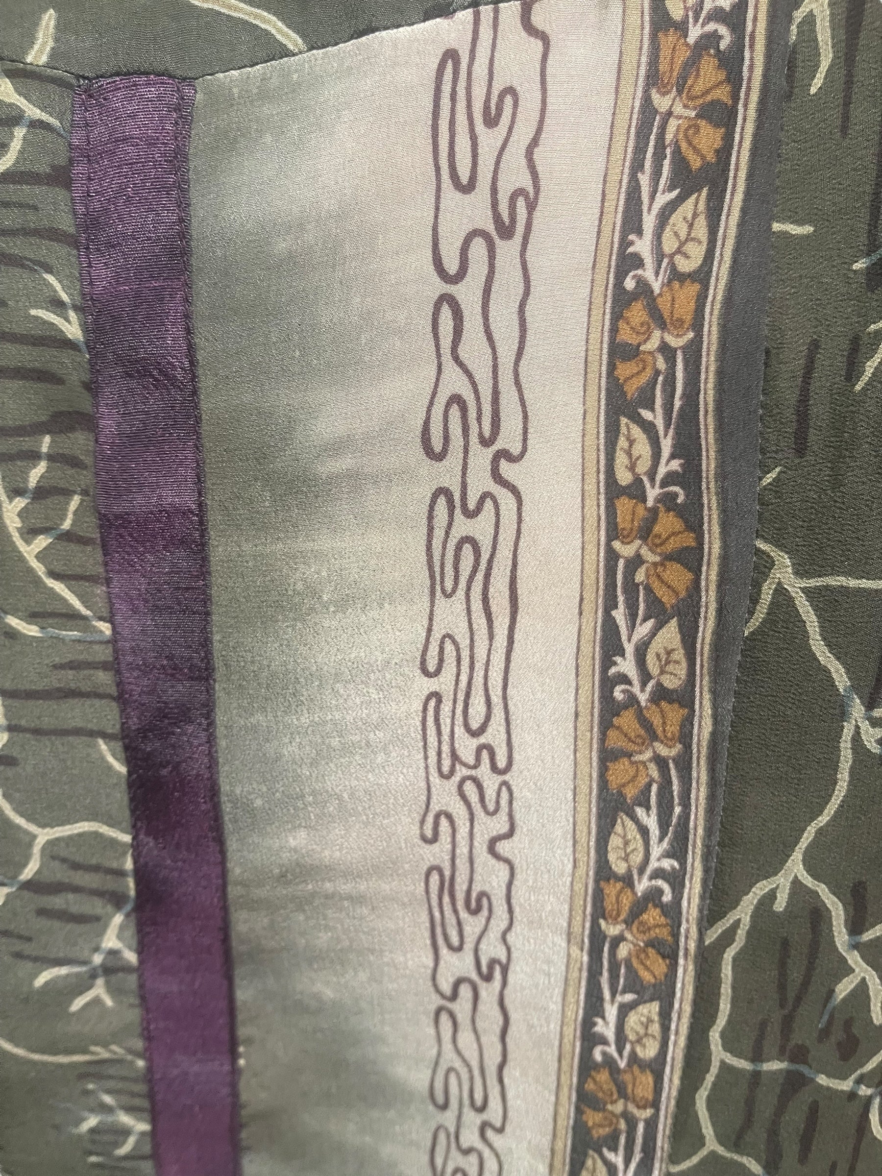 SOLD  PRC7815 Avatar Pure Silk Sculptural Long Tunic Dress