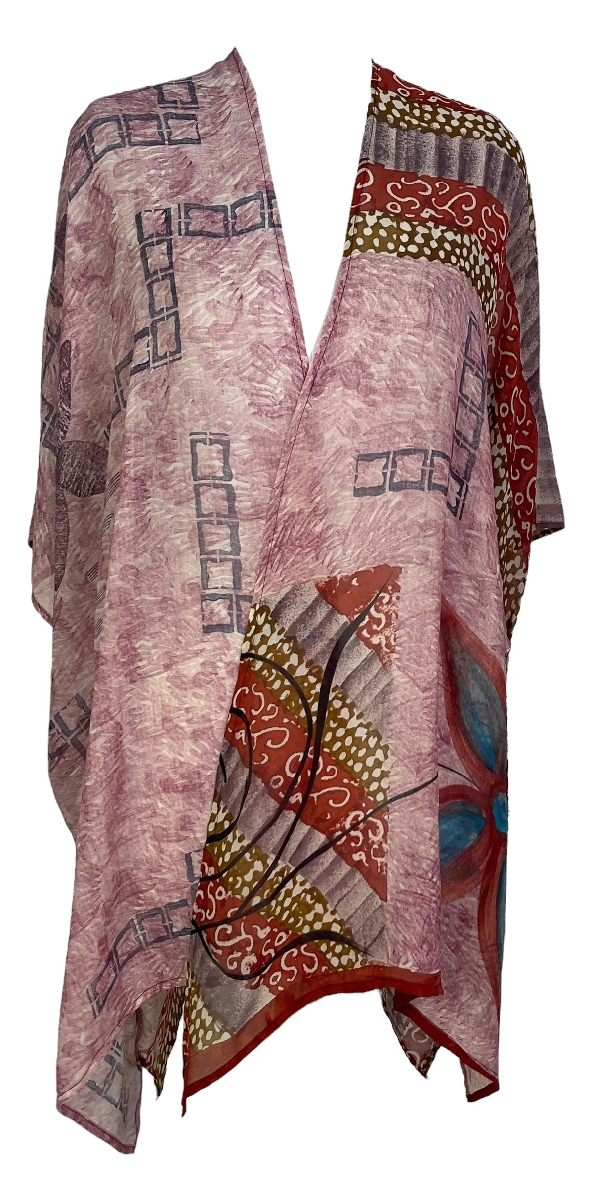 PRG7049 Sheer Avatar Pure Silk Cardigan