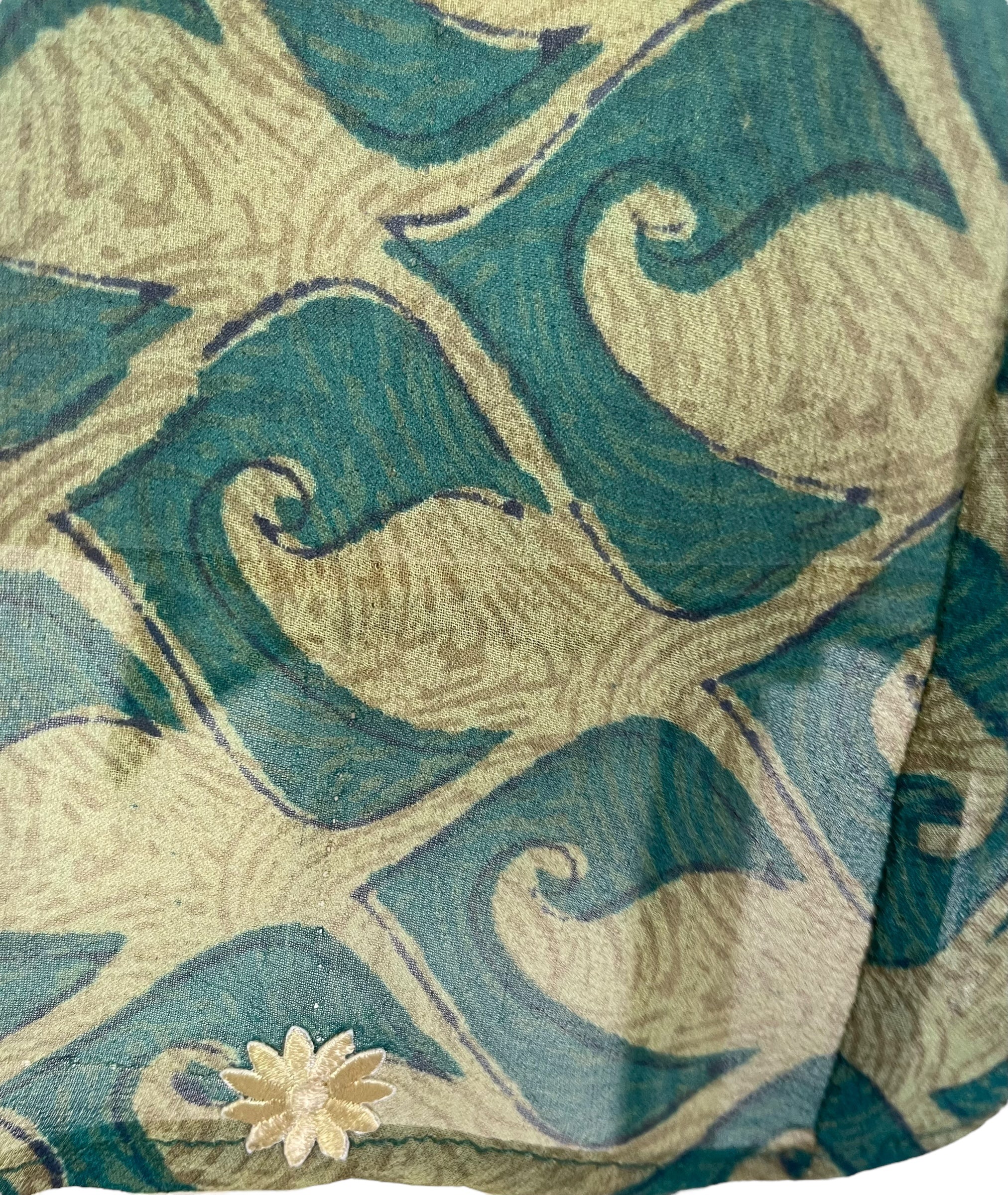 PRG7260 Sheer Avatar Pure Silk Waterfall Top