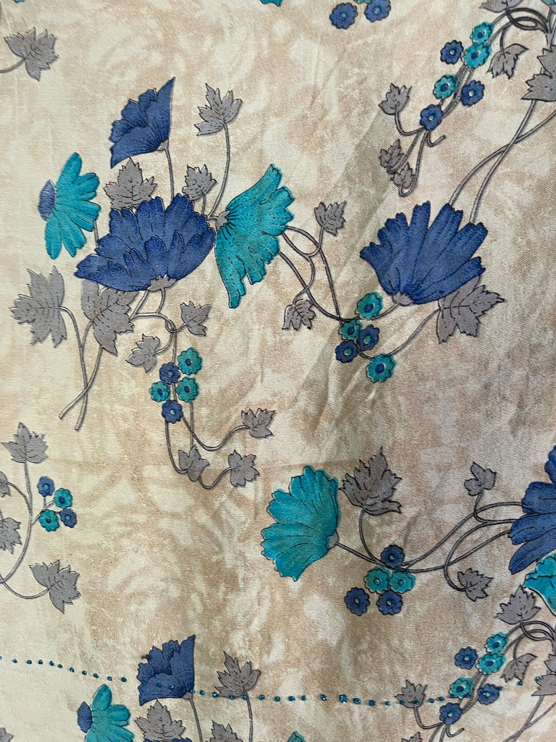 PRC7273 Avatar Pure Silk Capelet Poncho