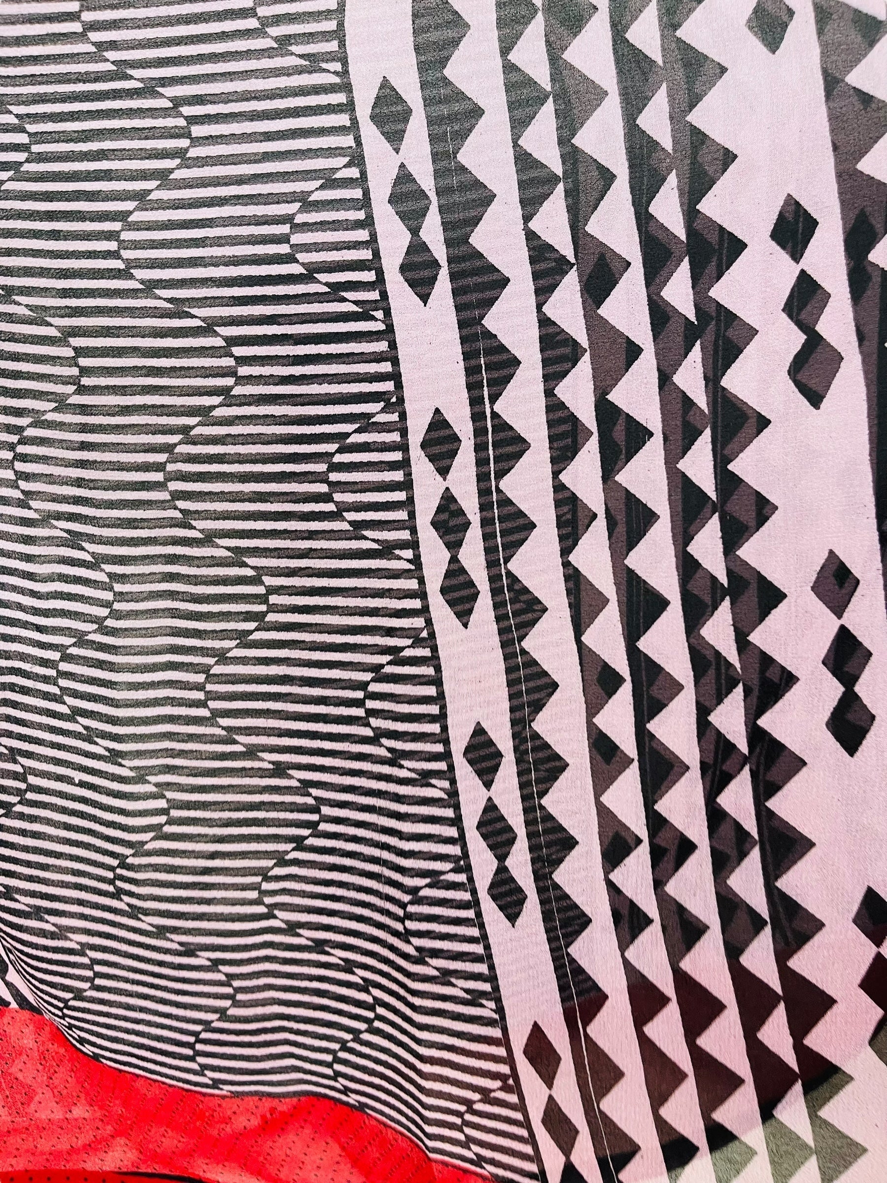 SOLD  PRG7346 Sheer Avatar Pure Silk Kimono-Sleeved Top