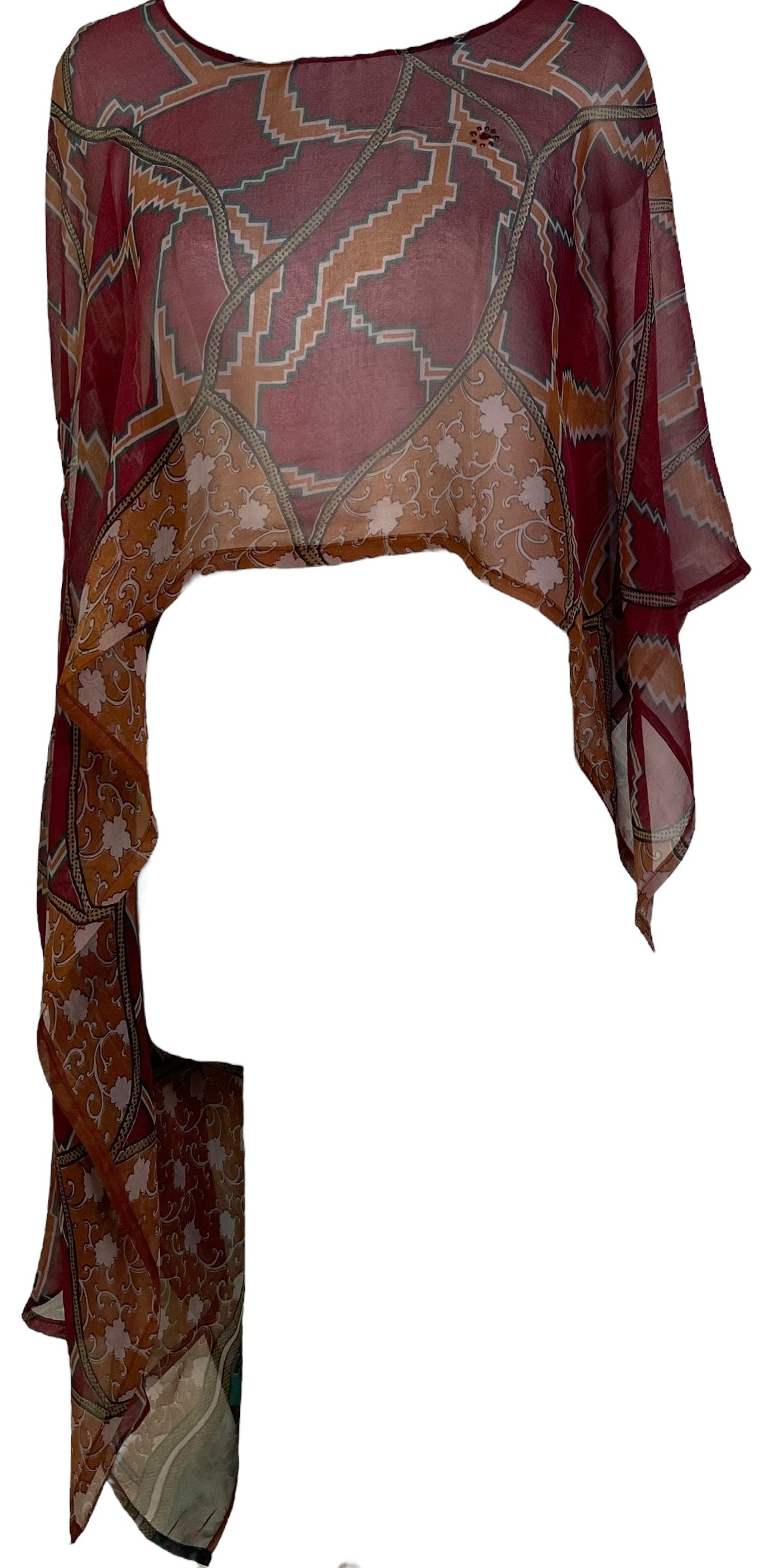 PRG6856 Sheer Avatar Pure Silk Versatile Vest