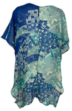 Load image into Gallery viewer, PRG7102 Sheer Avatar Pure Silk Waterfall Top
