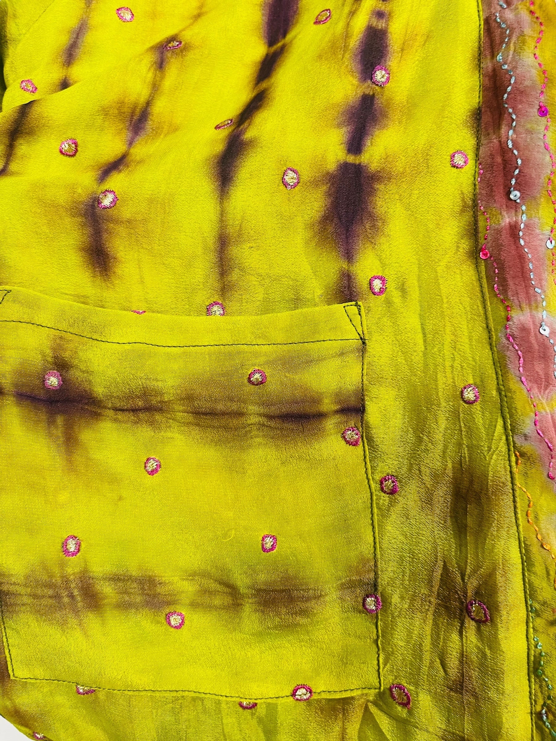 PRC7377 Avatar Reversible Pure Silk Jiva Jacket