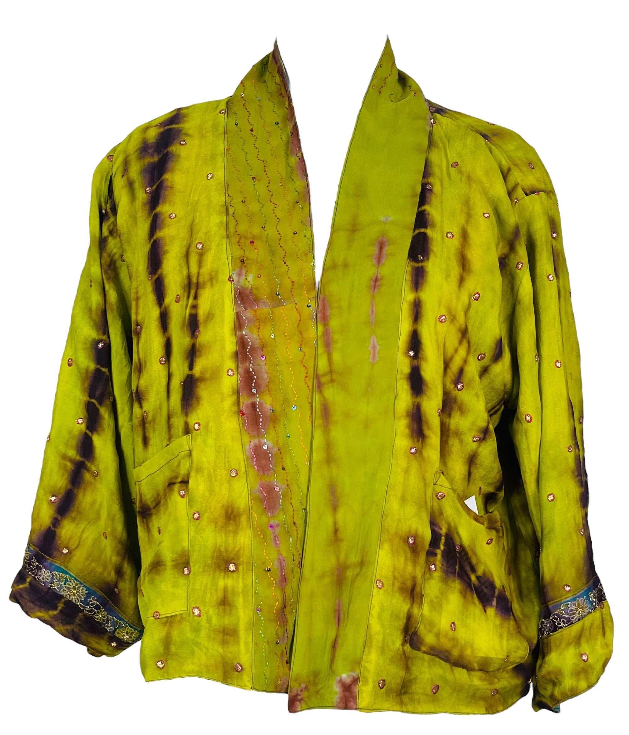 PRC7377 Avatar Reversible Pure Silk Jiva Jacket