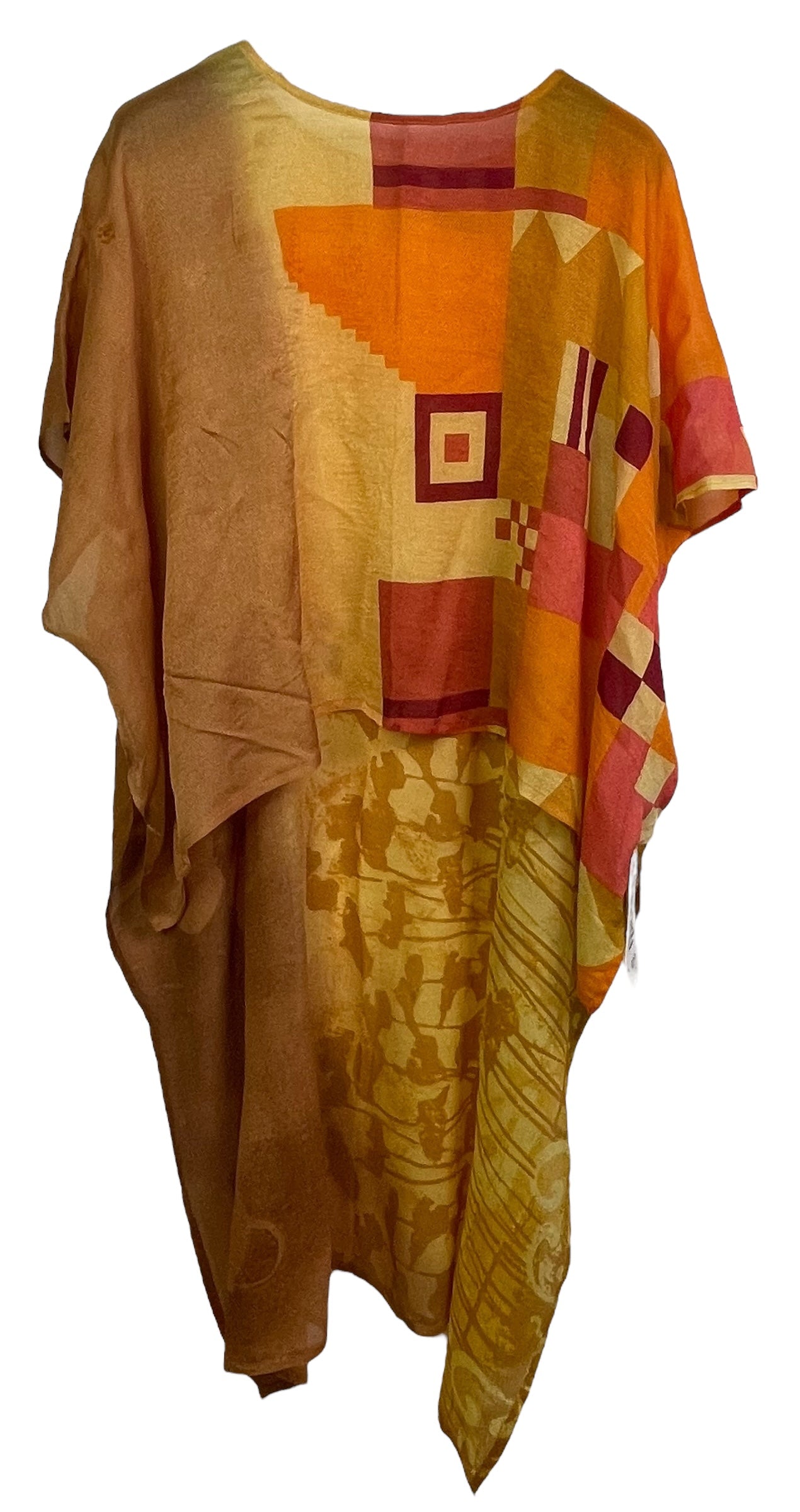 SOLD  PRG7720 Sheer Avatar Pure Silk Hi Lo Top