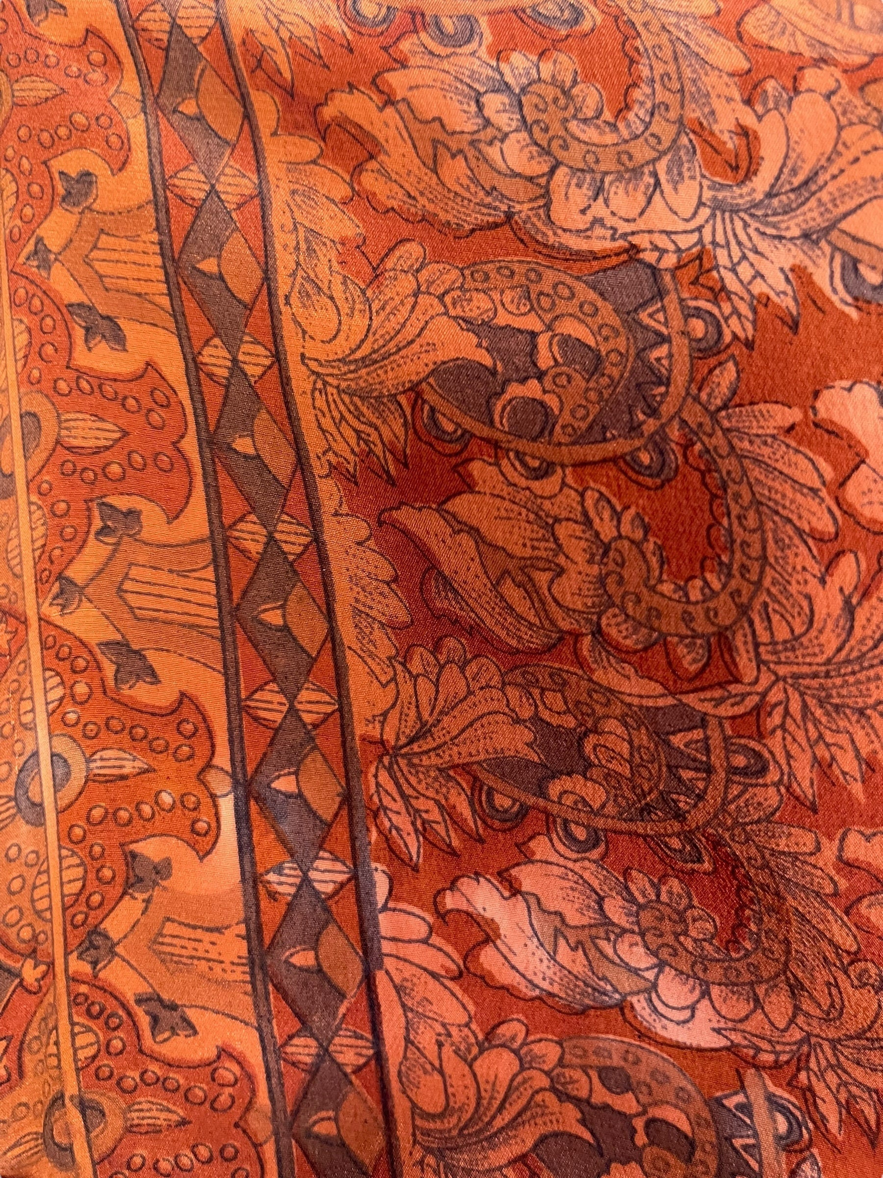 PRC7158 Avatar Pure Silk Sculptural Long Tunic Dress