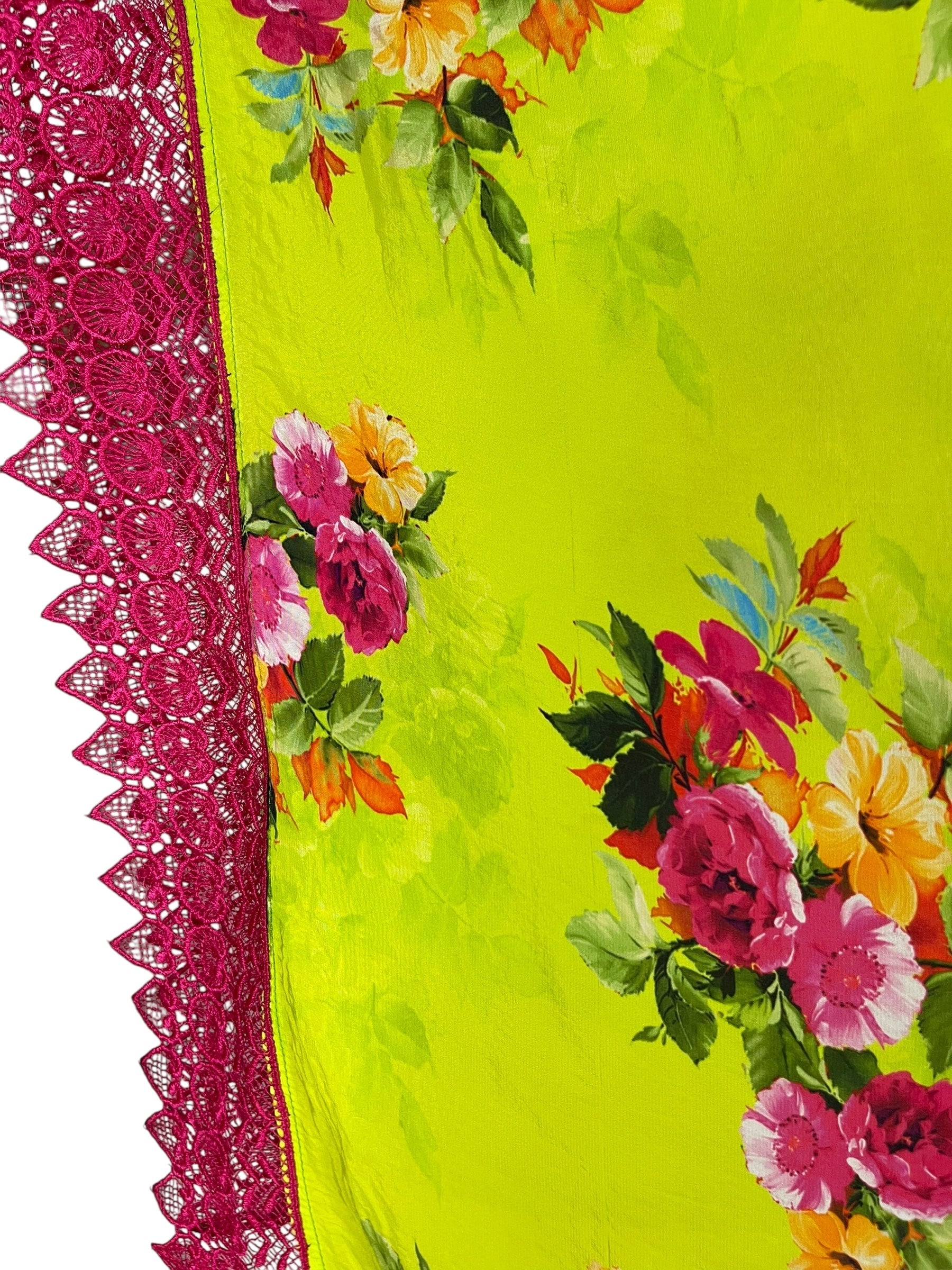 PRC6958 Avatar Pure Silk Capelet Poncho