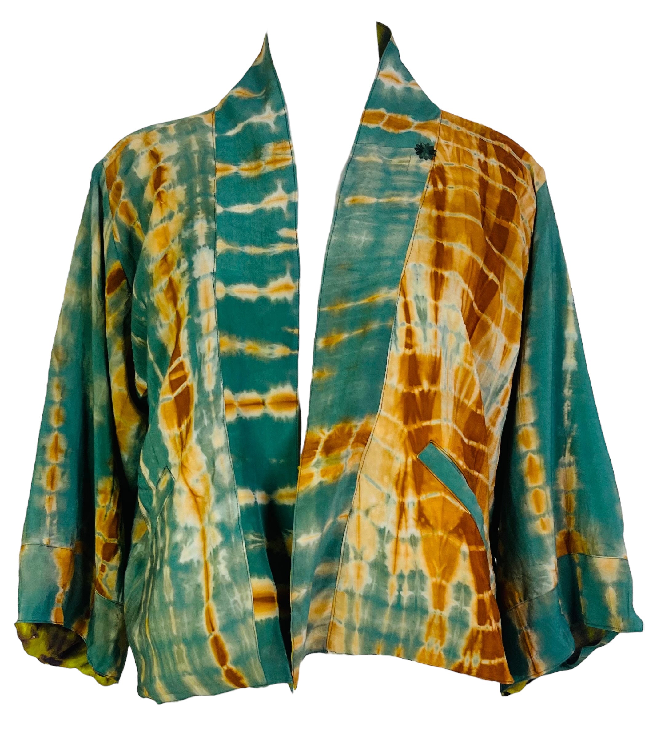 PRC7377 Avatar Reversible Pure Silk Jiva Jacket