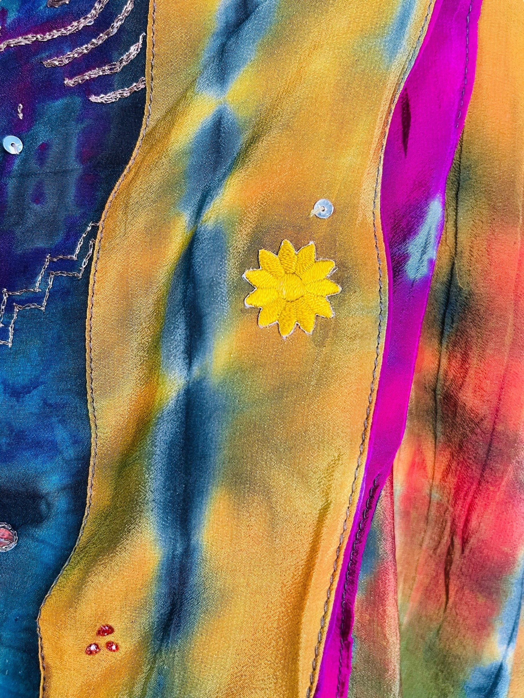 SOLD  PRC7397 Avatar Reversible Pure Silk Jiva Jacket