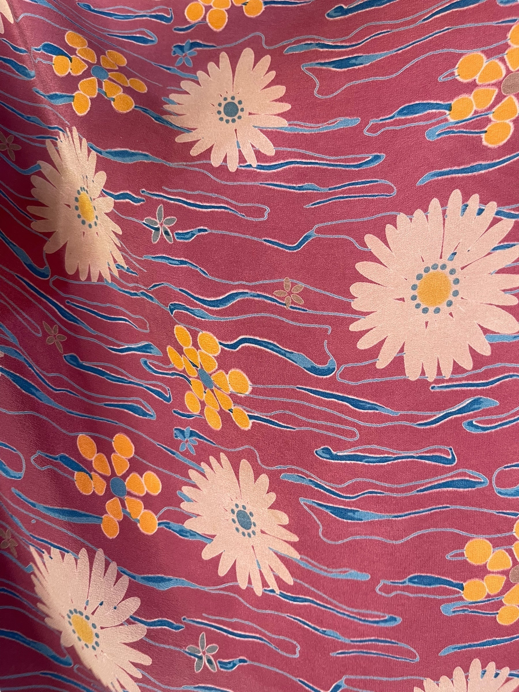 PRC6701 Avatar Pure Silk Kimono-Sleeved Top