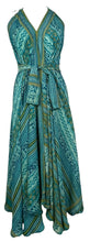 Load image into Gallery viewer, PRC7754 Avatar Pure Silk Maxi Dress with Belt
