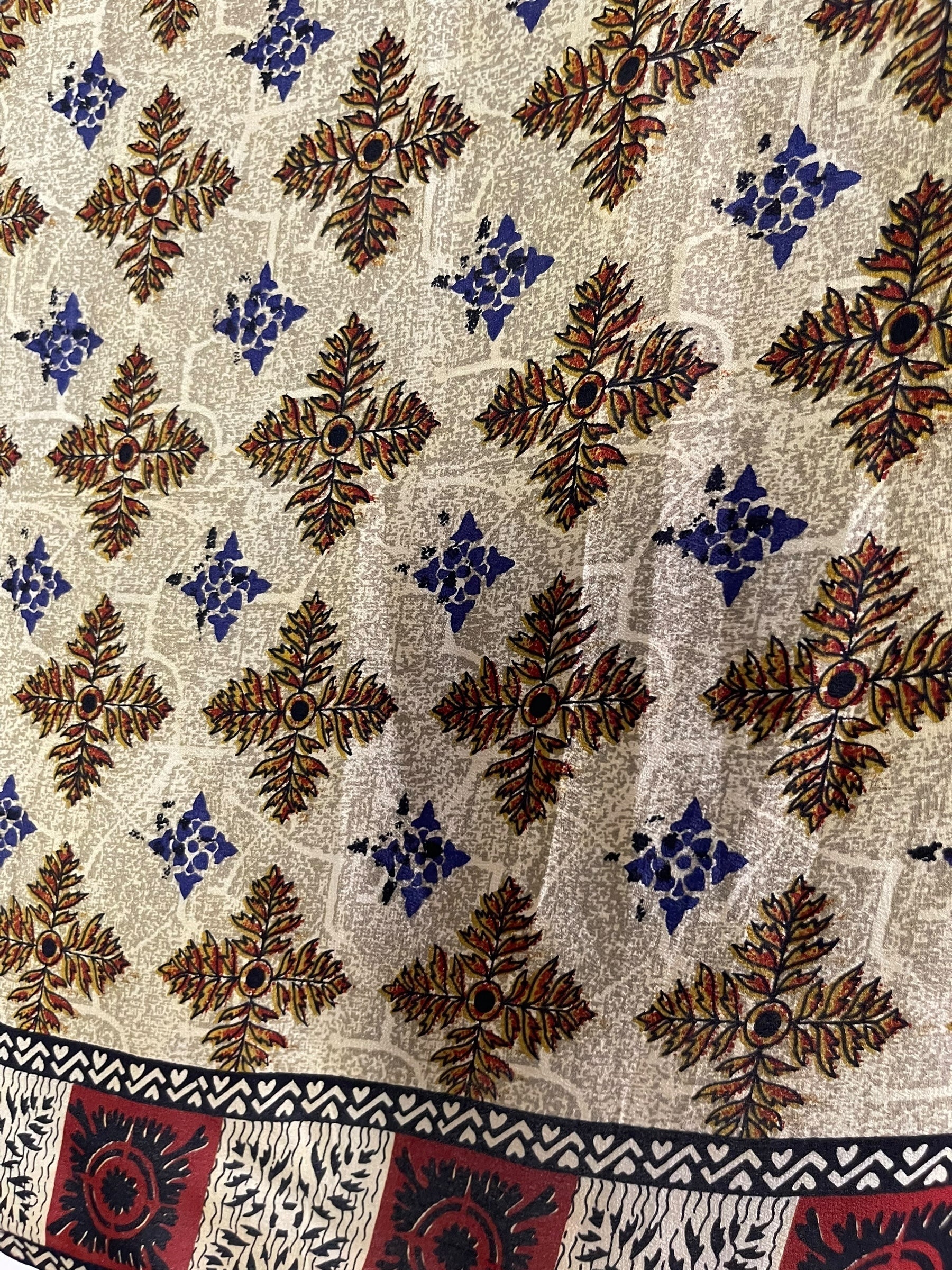 PRC7028 Avatar Pure Silk Capelet Poncho