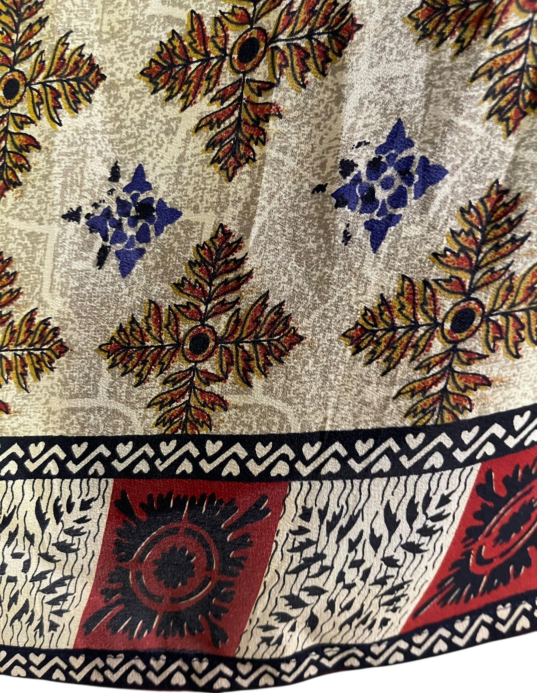 PRC7028 Avatar Pure Silk Capelet Poncho