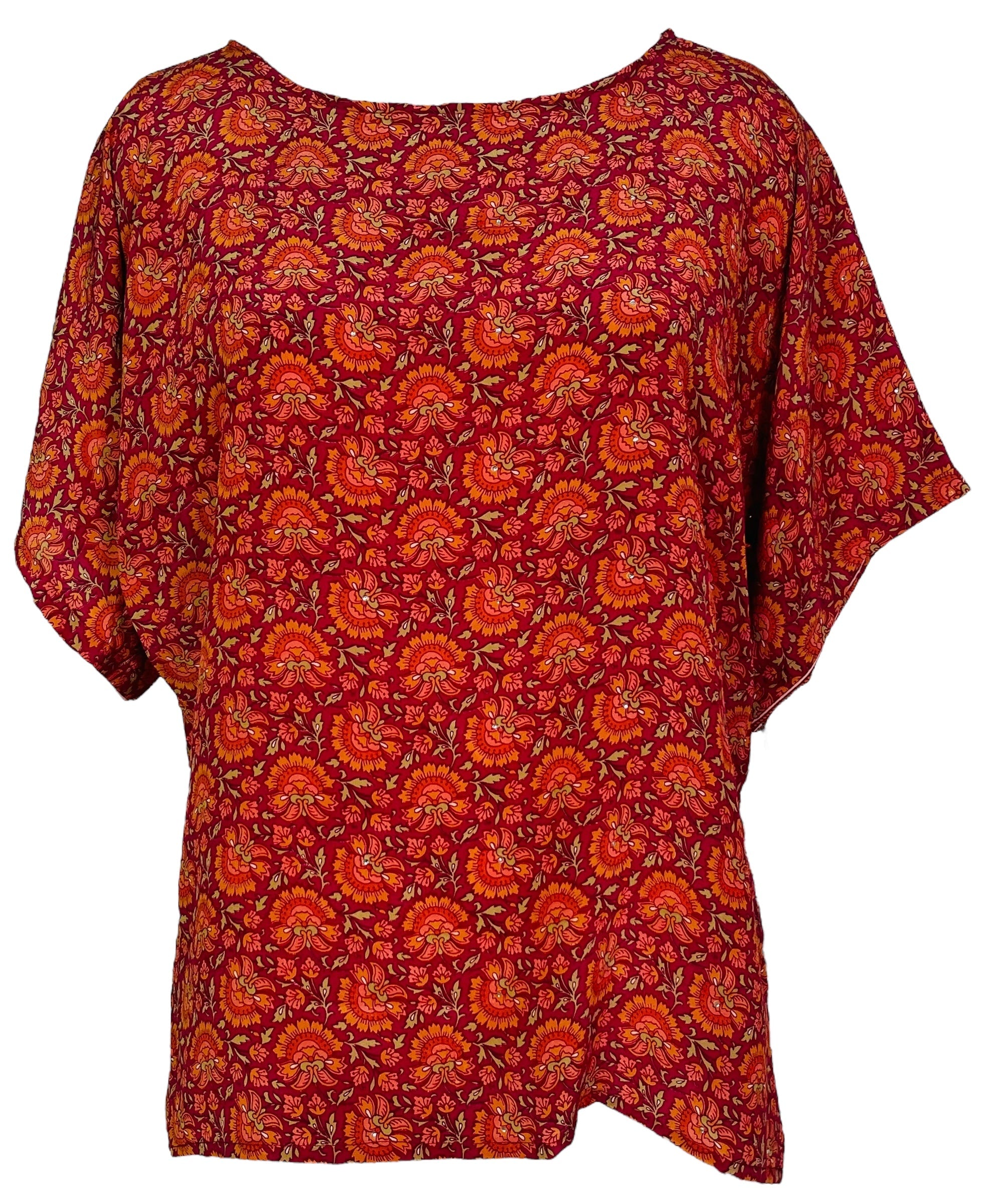 SOLD  PRC7534 Avatar Pure Silk Side Slit Top