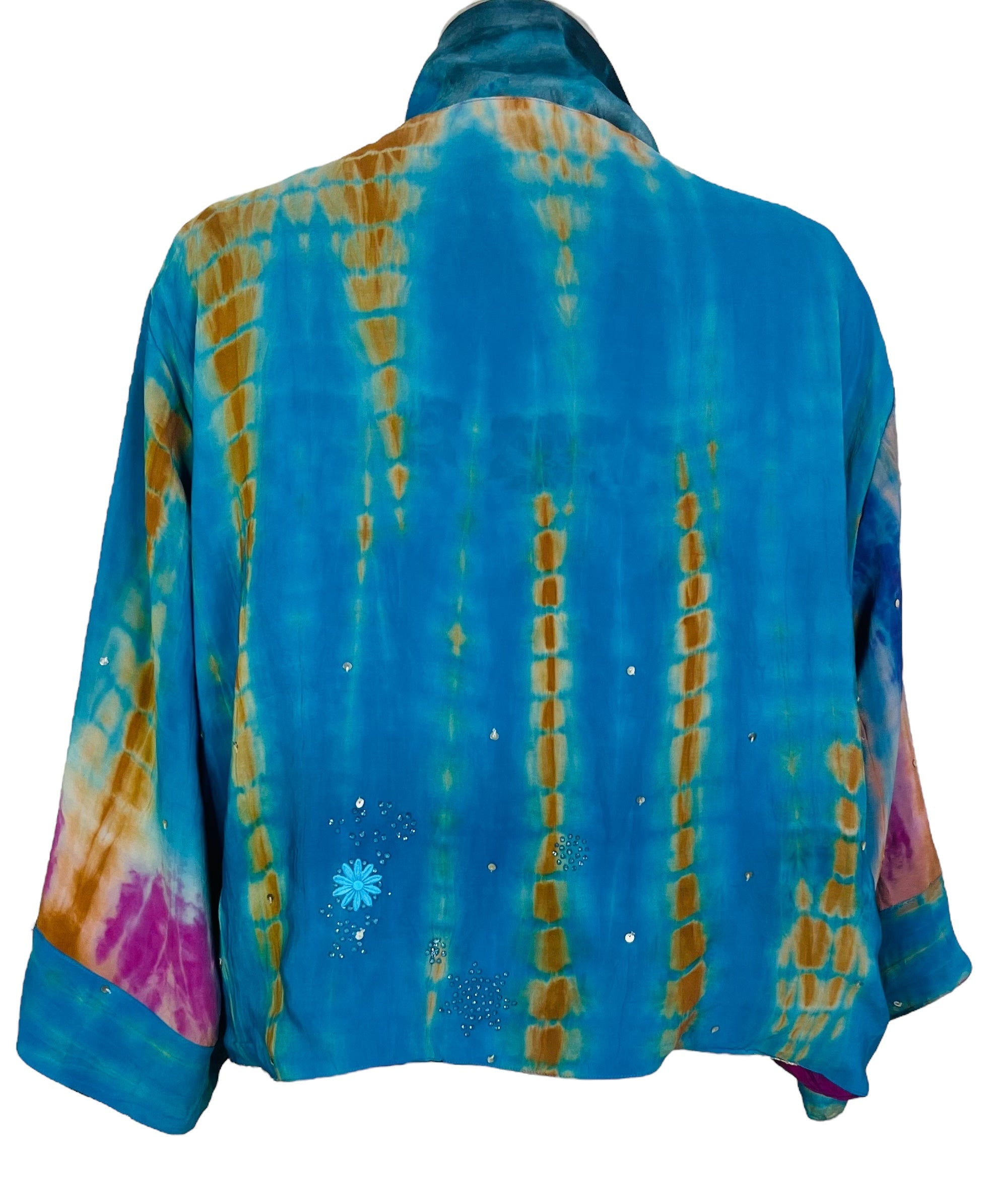 SOLD  PRC7407 Avatar Reversible Pure Silk Jiva Jacket