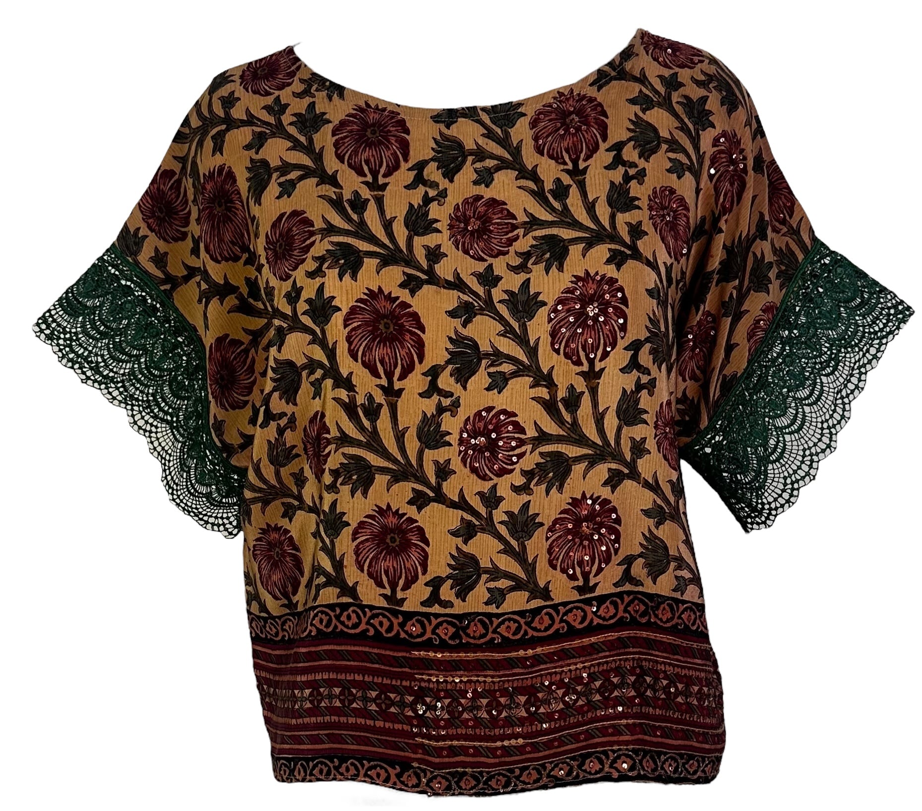 PRC6170 Avatar Pure Silk Boxy Top