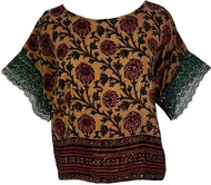PRC6170 Avatar Pure Silk Boxy Top