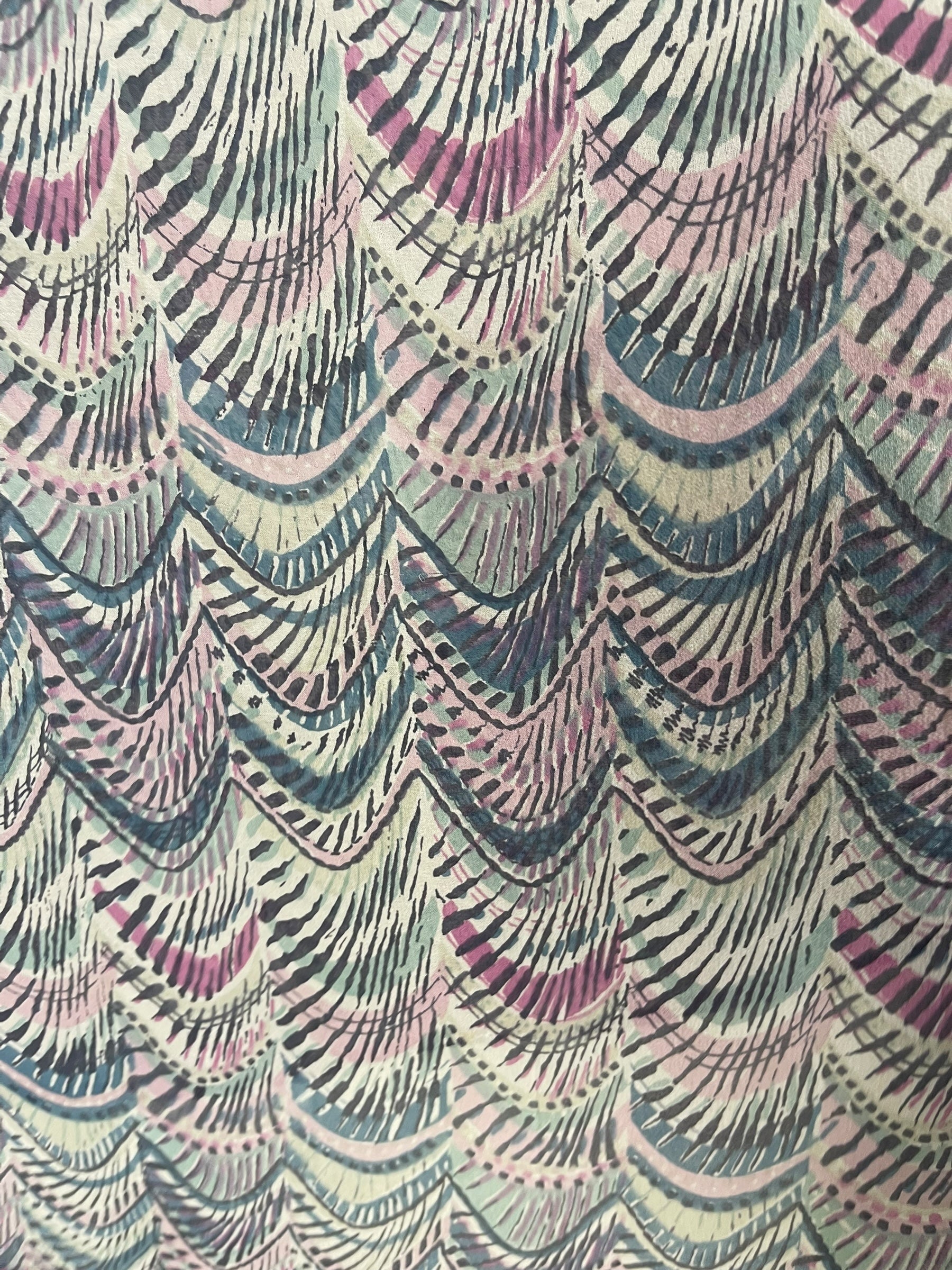 PRG7266 Sheer Avatar Pure Silk Capelet Poncho