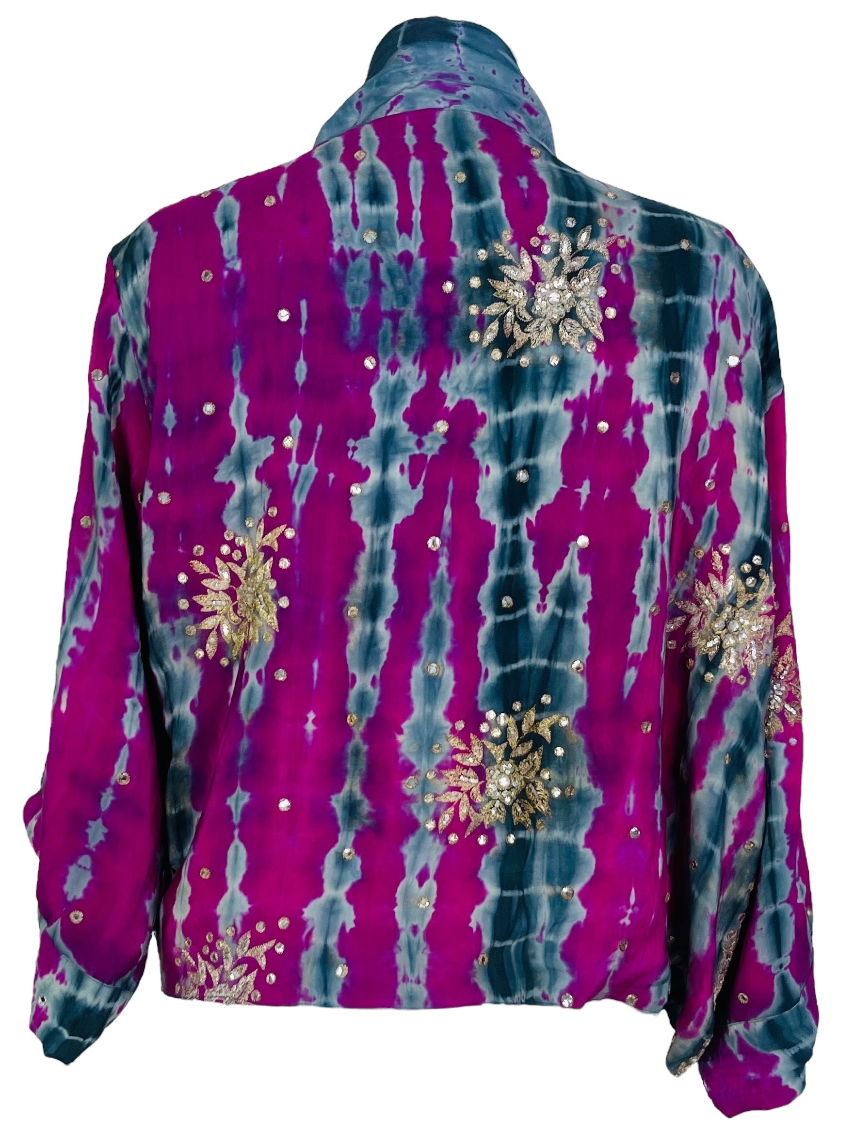 SOLD  PRC7407 Avatar Reversible Pure Silk Jiva Jacket