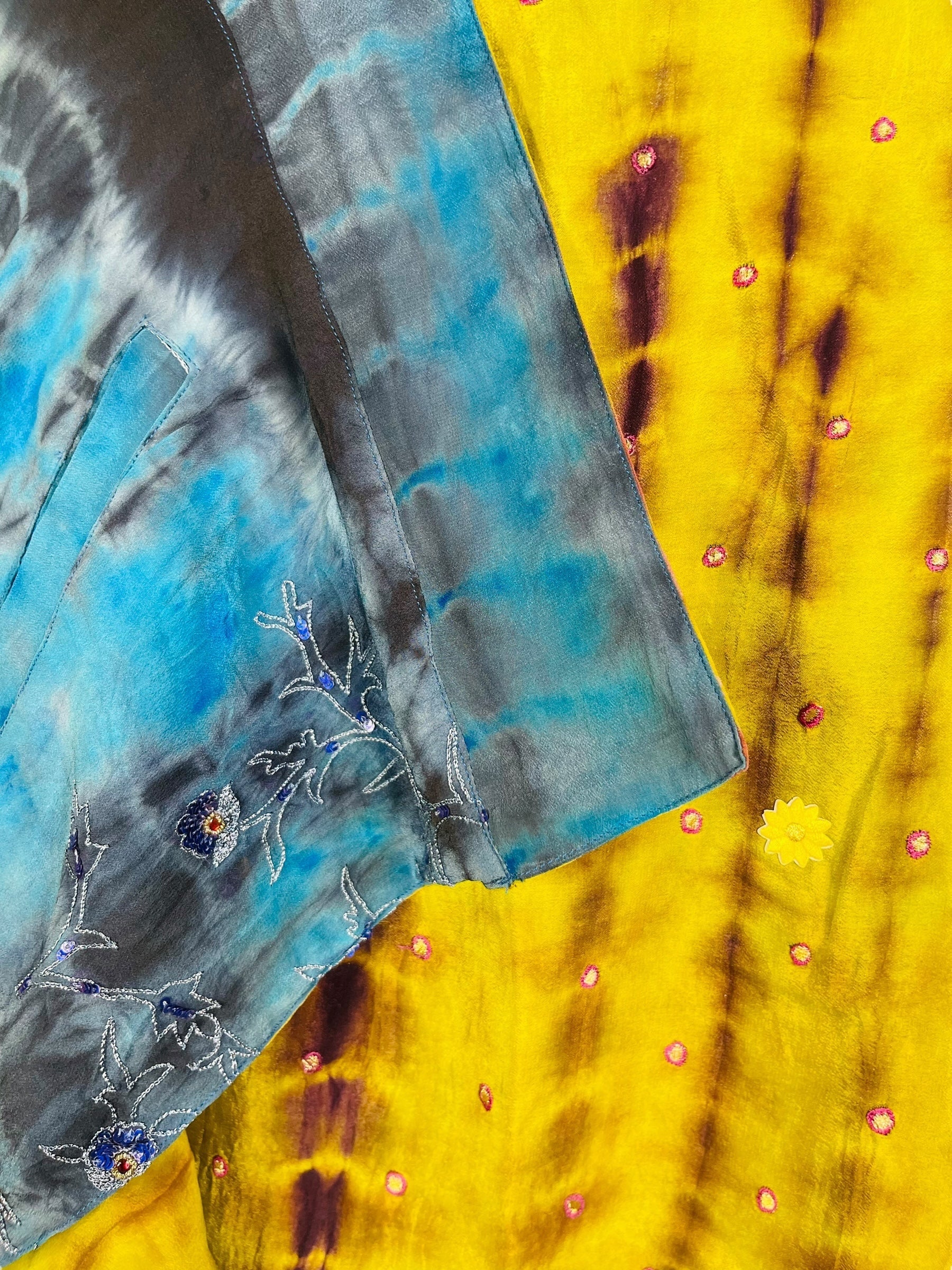 PRC7401 Avatar Reversible Pure Silk Jiva Jacket