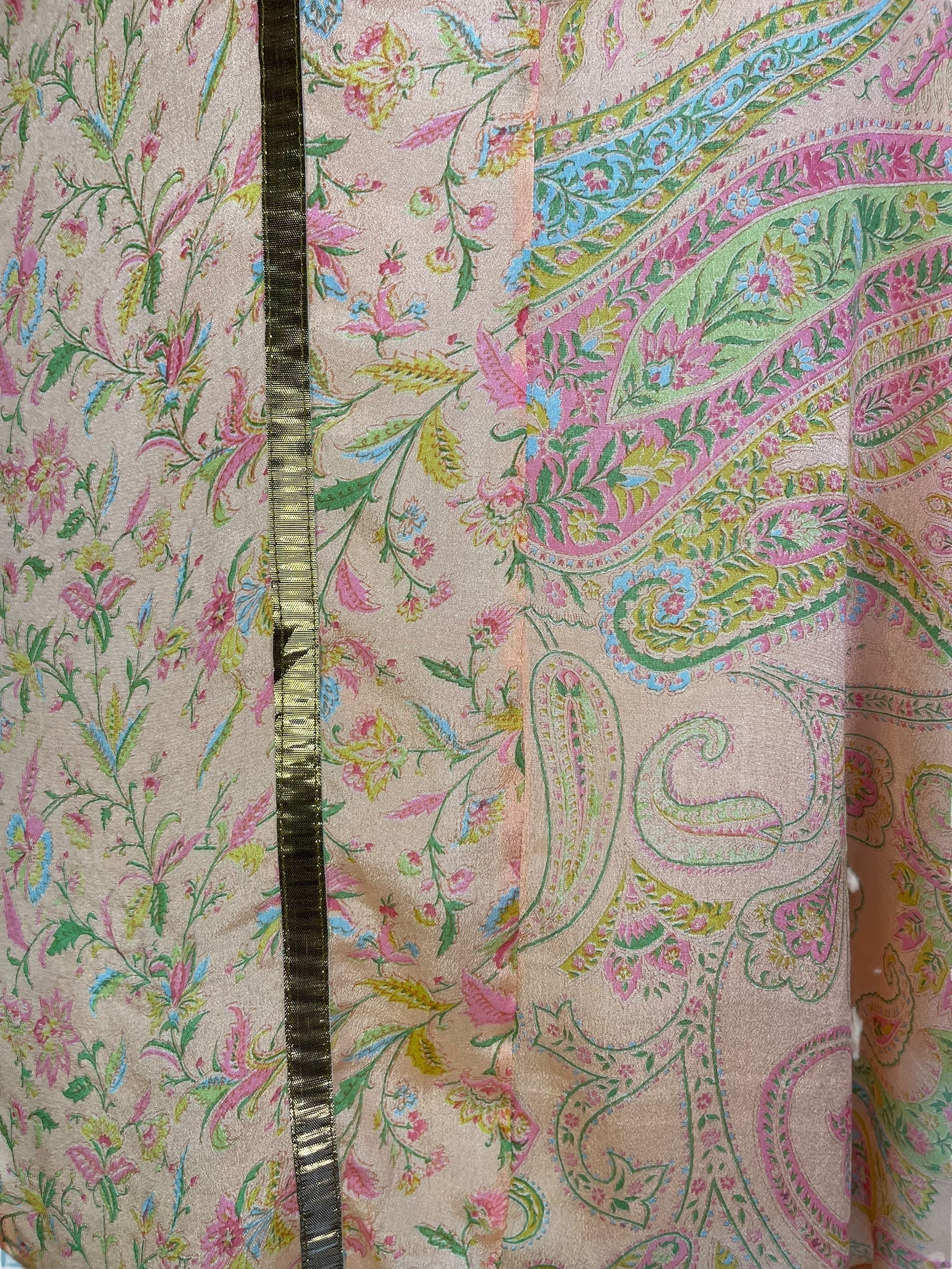 PCH6997 Very Sheer Avatar Pure Silk Waterfall Top