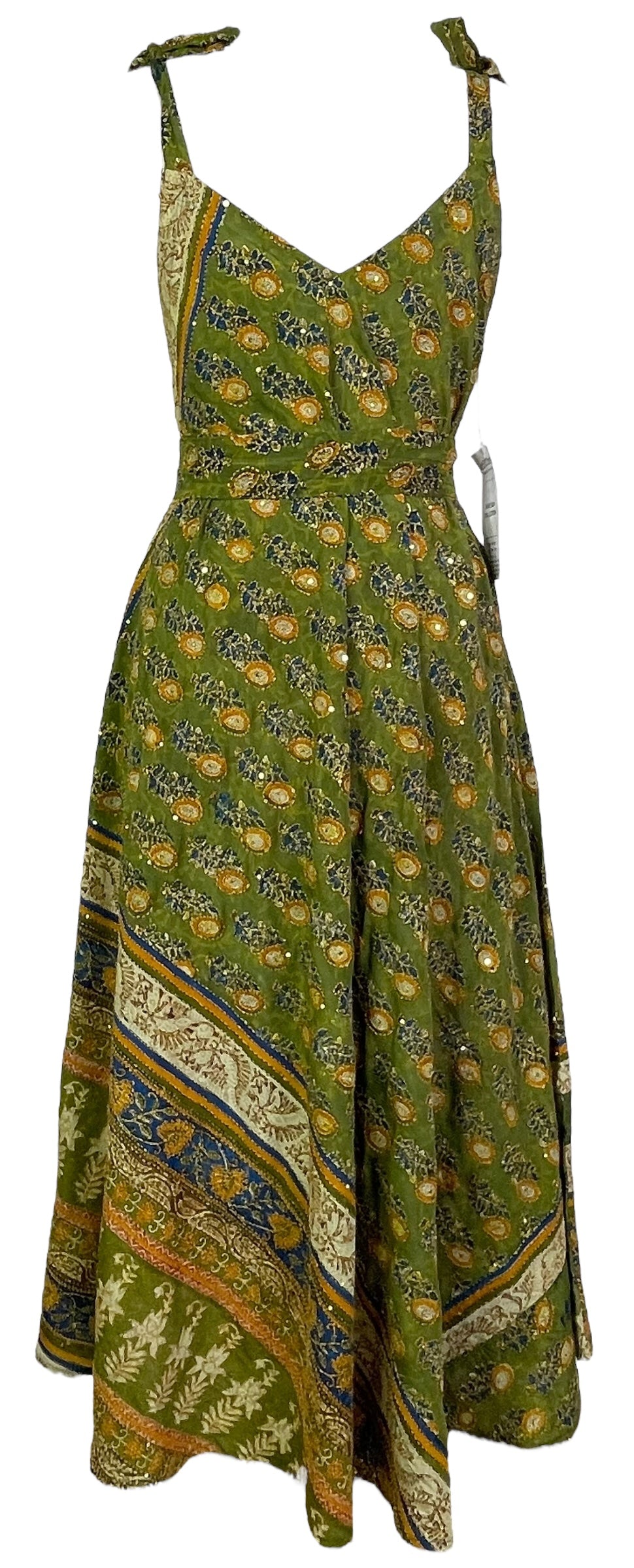 PRC7759 Avatar Pure Silk Maxi Dress with Belt