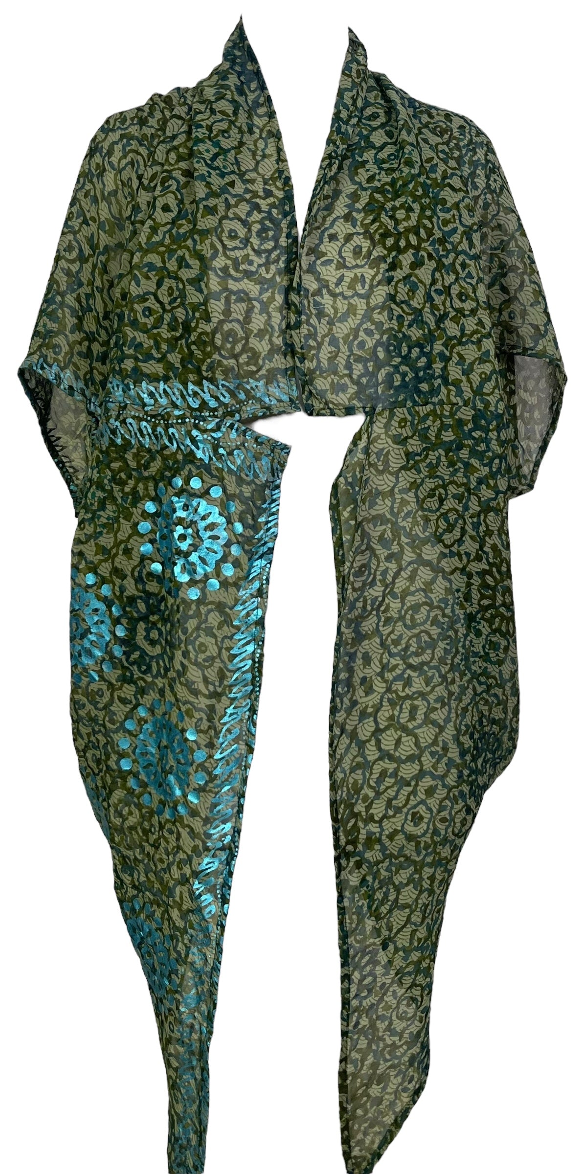 SOLD  PRG7112 Sheer Avatar Pure Silk Cardigan