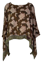 Load image into Gallery viewer, PRC7283 Avatar Pure Silk Capelet Poncho
