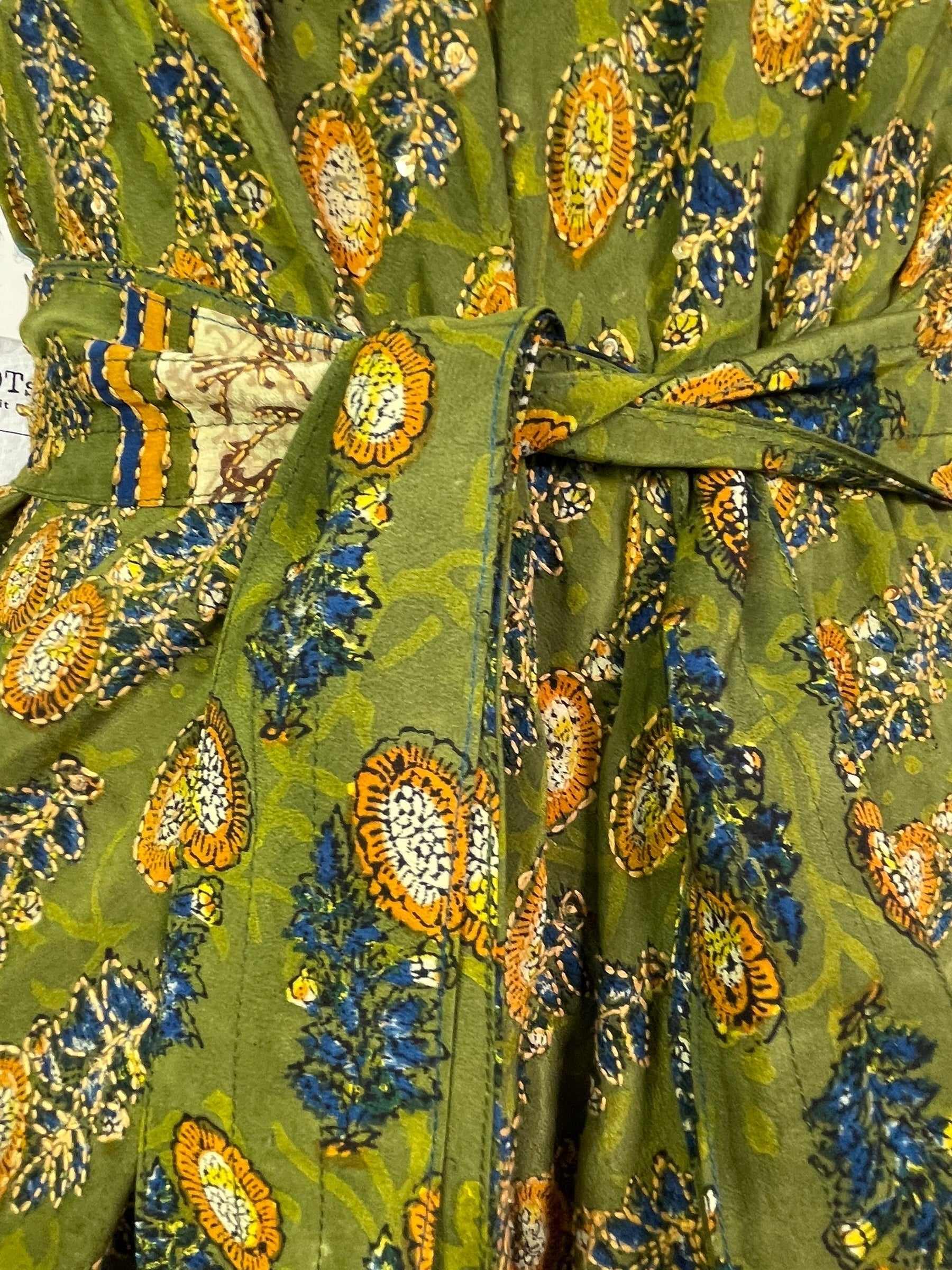 PRC7759 Avatar Pure Silk Maxi Dress with Belt