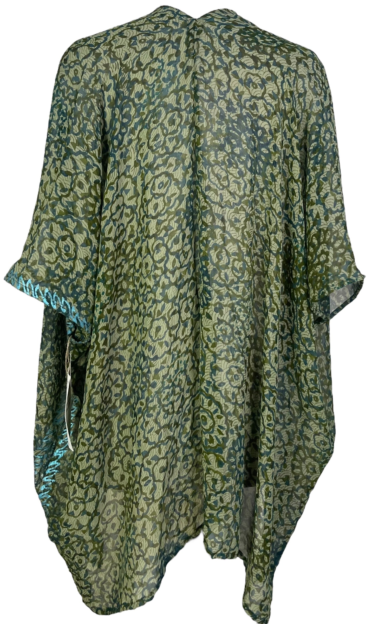 SOLD  PRG7112 Sheer Avatar Pure Silk Cardigan
