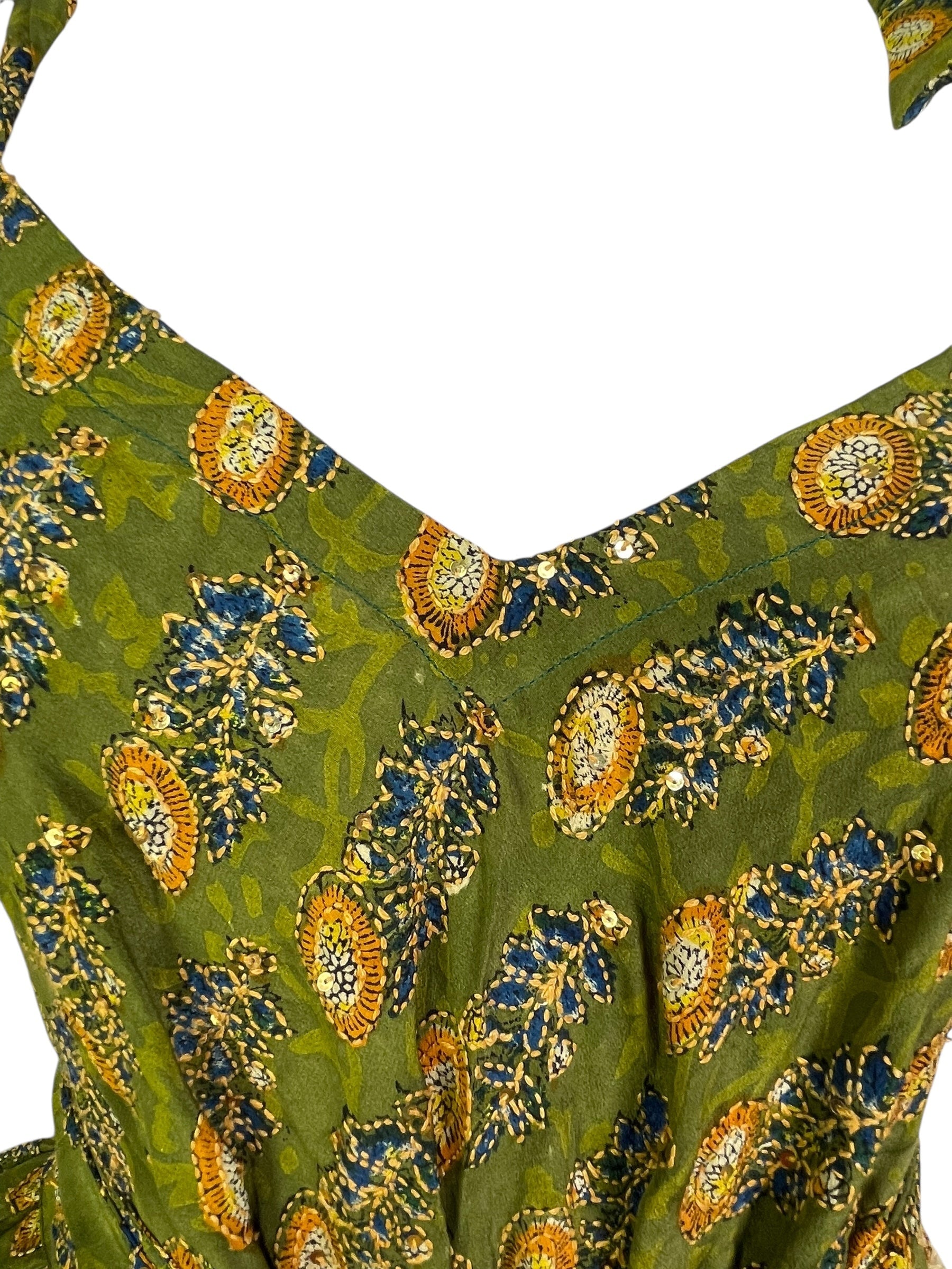 PRC7759 Avatar Pure Silk Maxi Dress with Belt